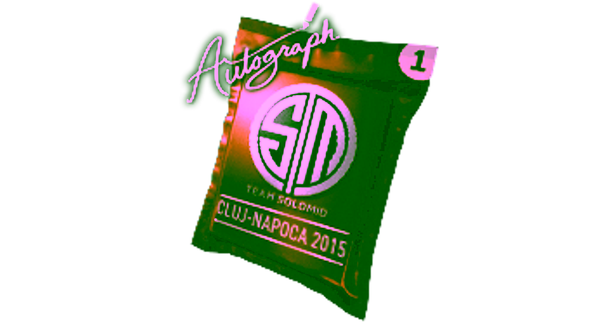Display for Autograph Capsule | Team SoloMid | Cluj-Napoca 2015
