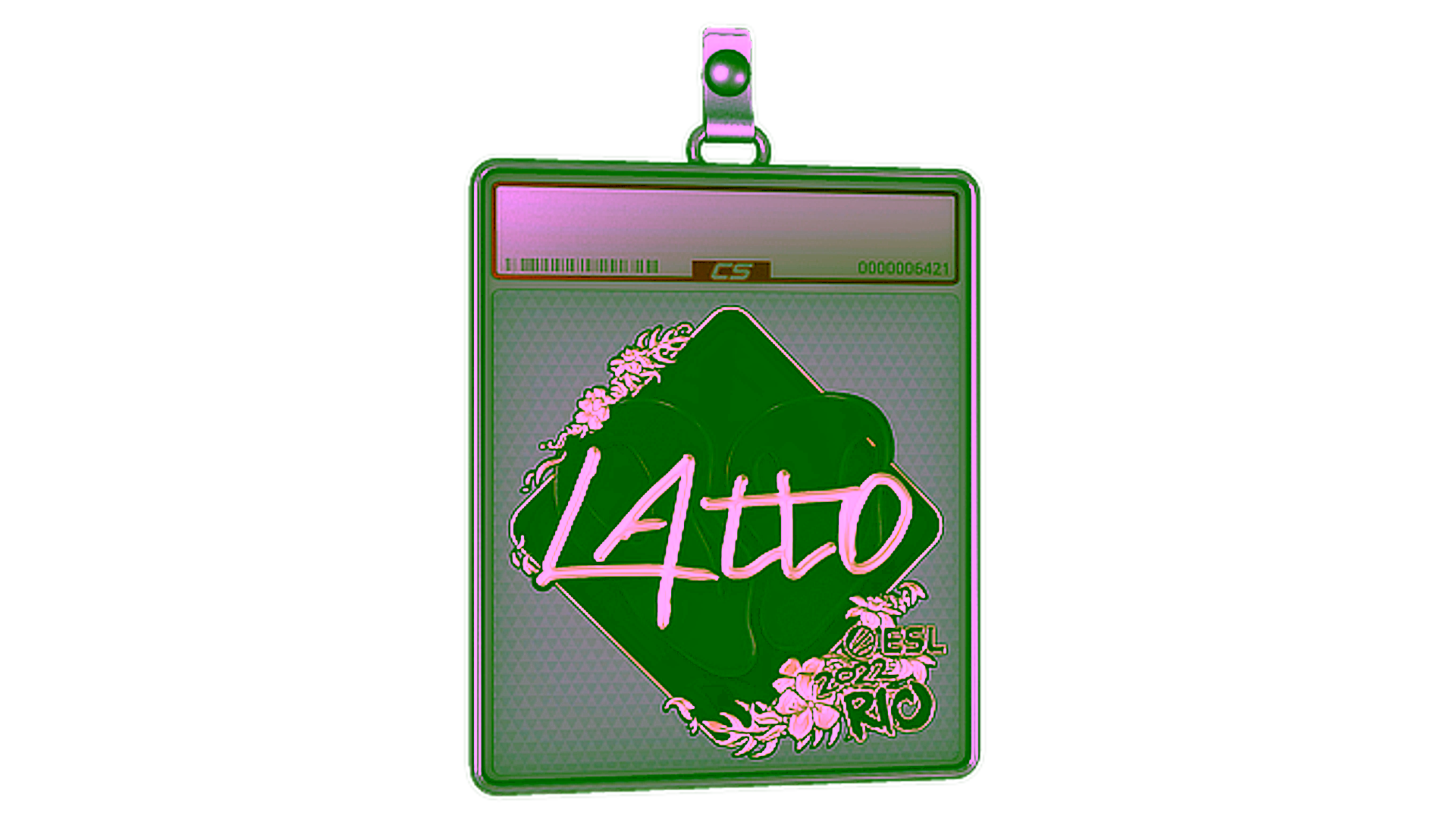 Wyświetl dla Sticker Slab | latto (Gold) | Rio 2022