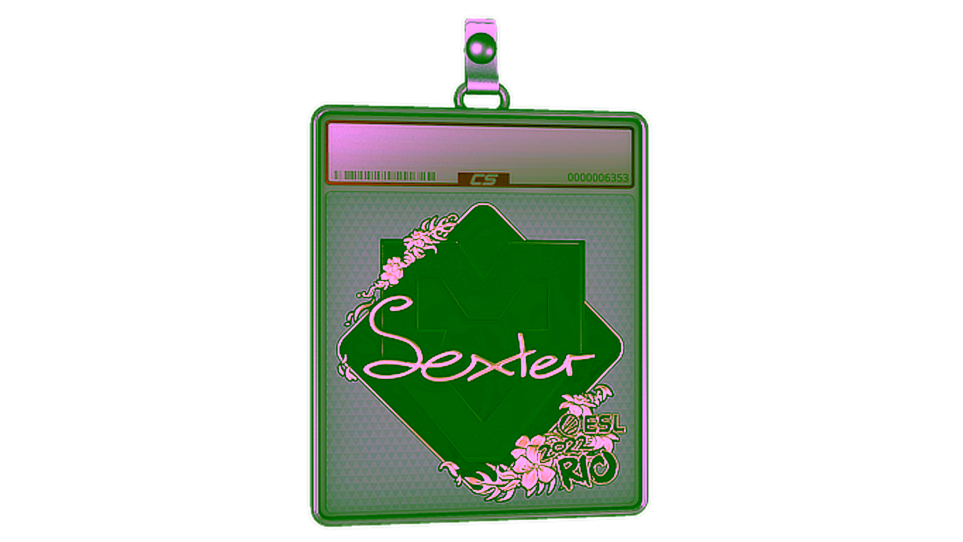 Affichage pour Sticker Slab | dexter (Gold) | Rio 2022
