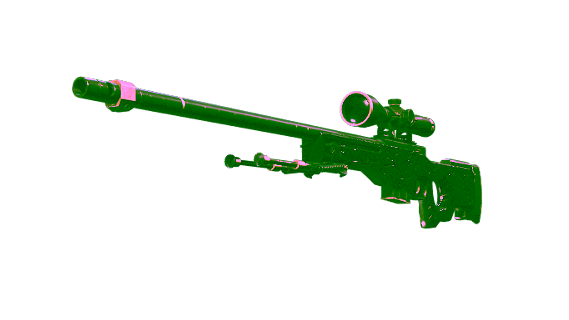 Display for AWP | Black Nile (Well-Worn)