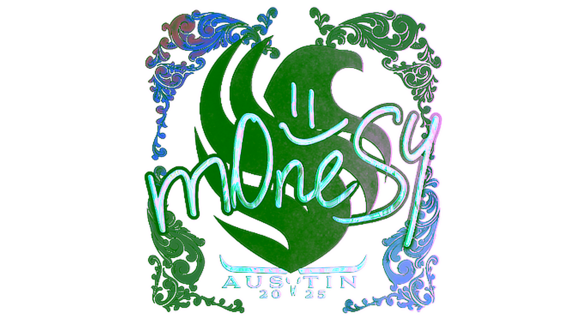 Display for Sticker | m0NESY (Holo) | Austin 2025