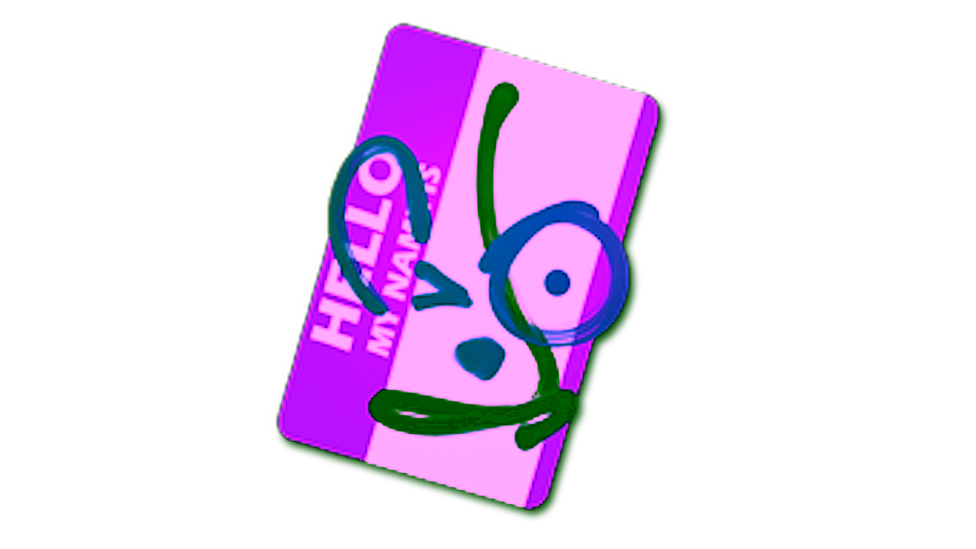 Display for Sticker | Hello AUG