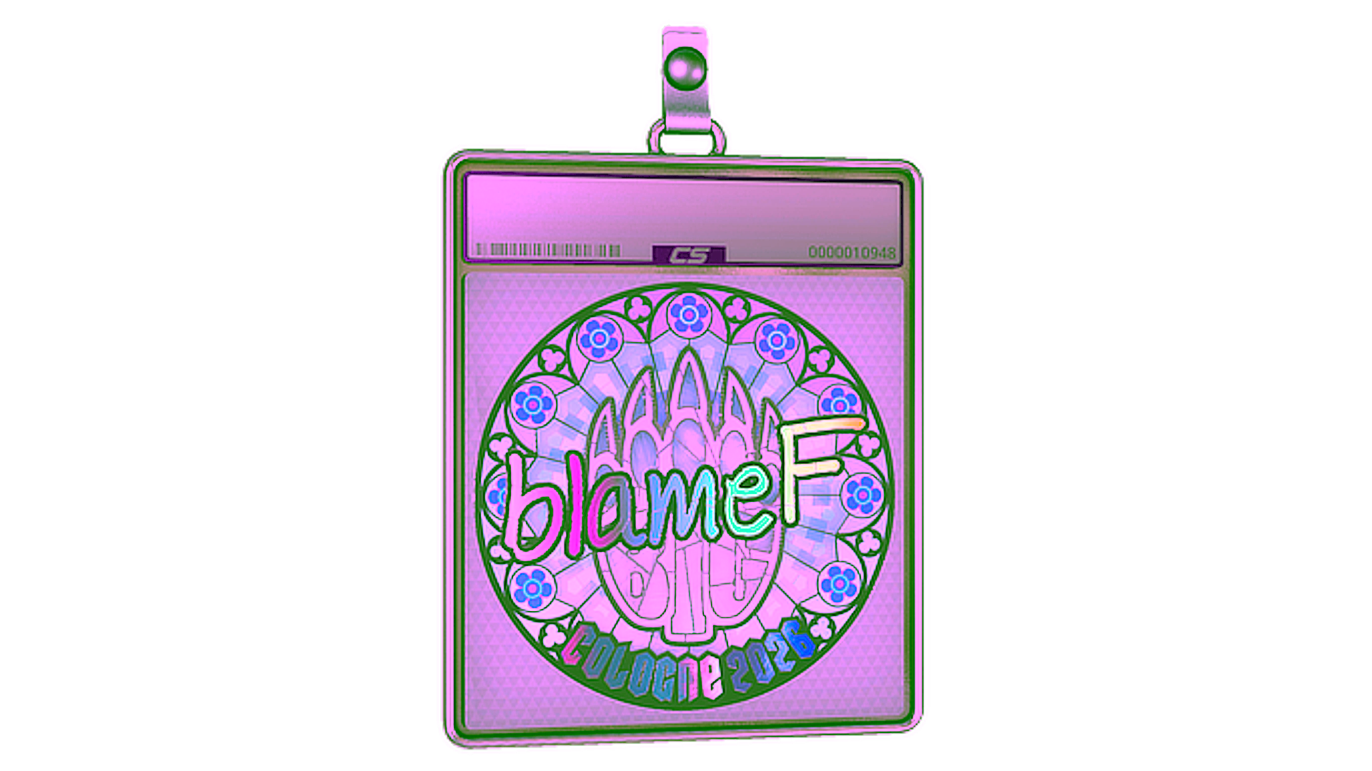 Display for Sticker Slab | blameF (Holo) | Cologne 2026