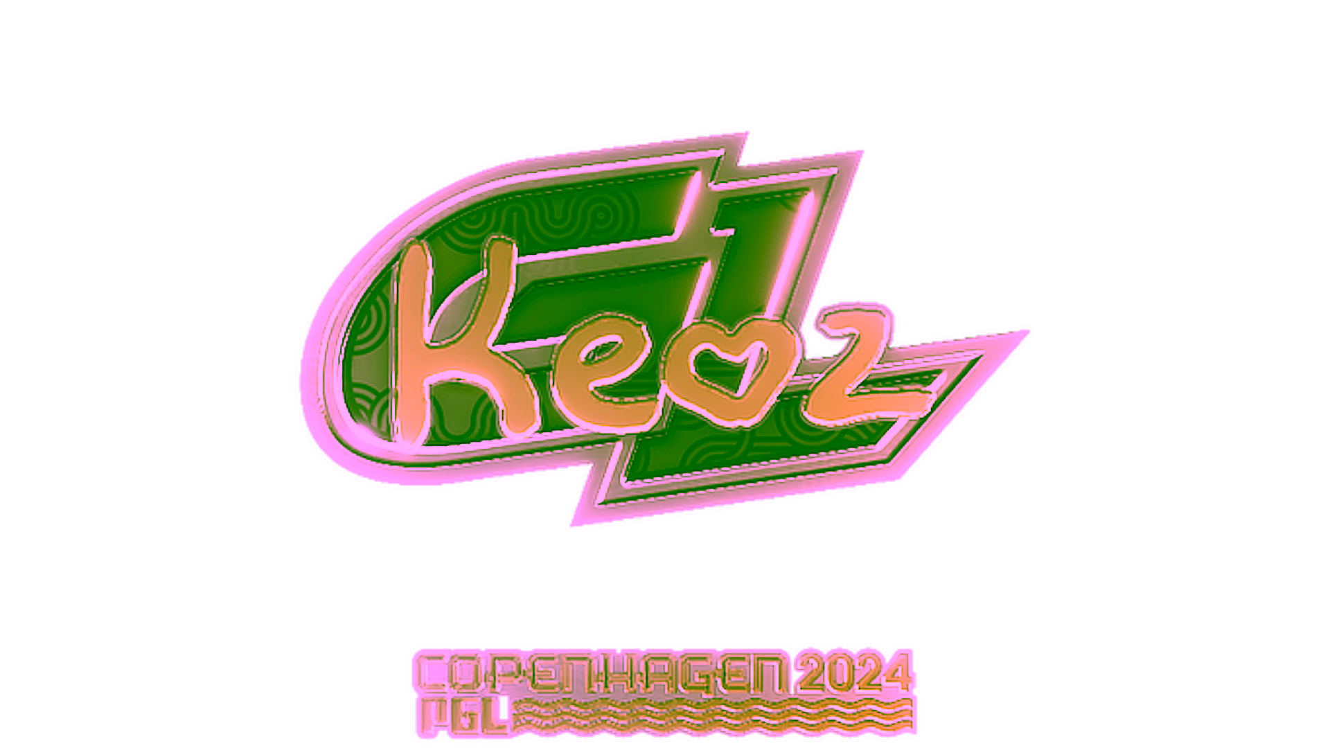 Anzeige für Sticker | Keoz (Gold) | Copenhagen 2024