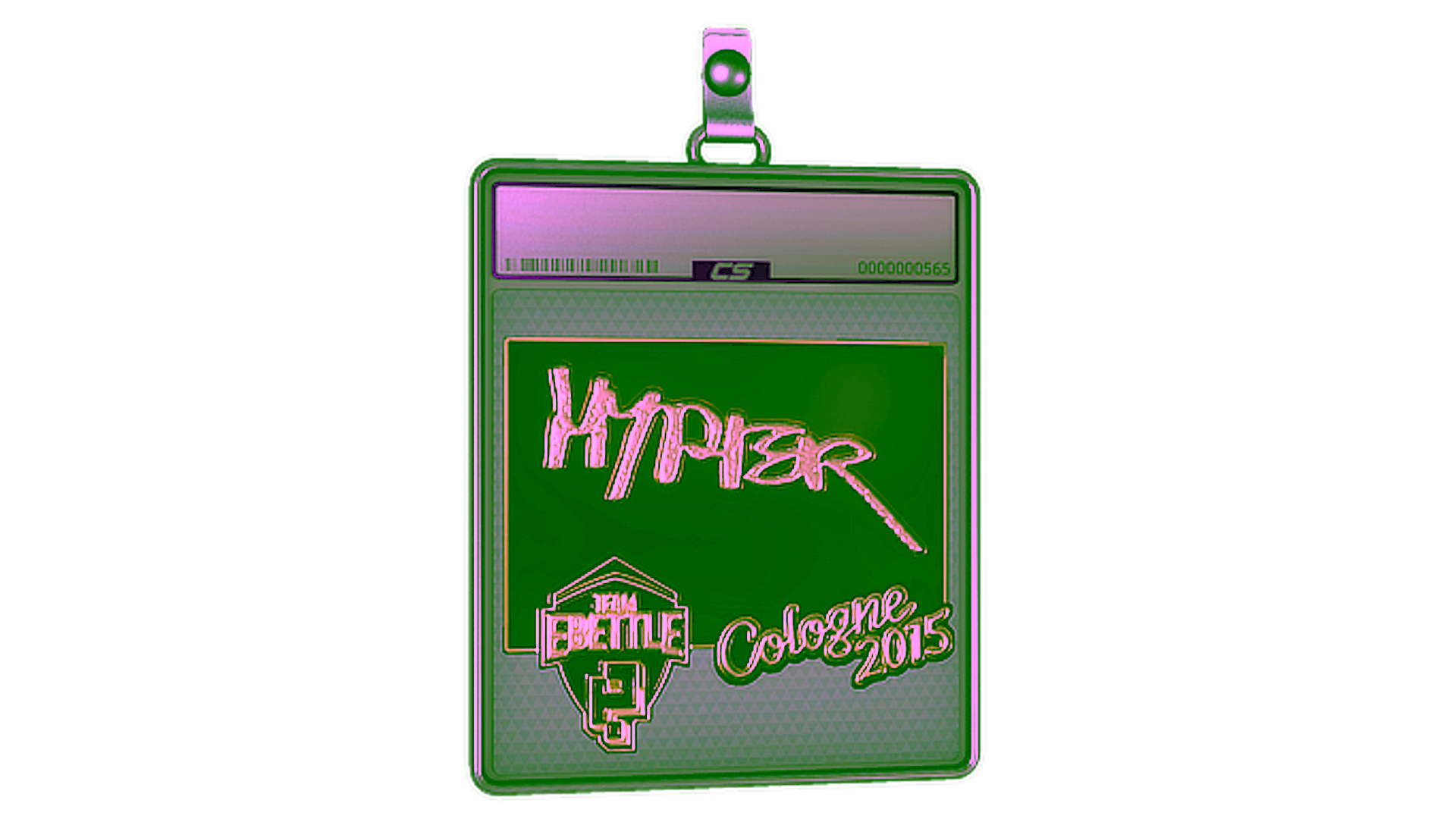 Exibição para Sticker Slab | Hyper (Gold) | Cologne 2015