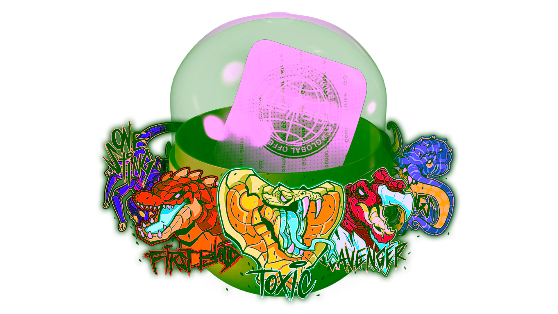 Display for Feral Predators Capsule
