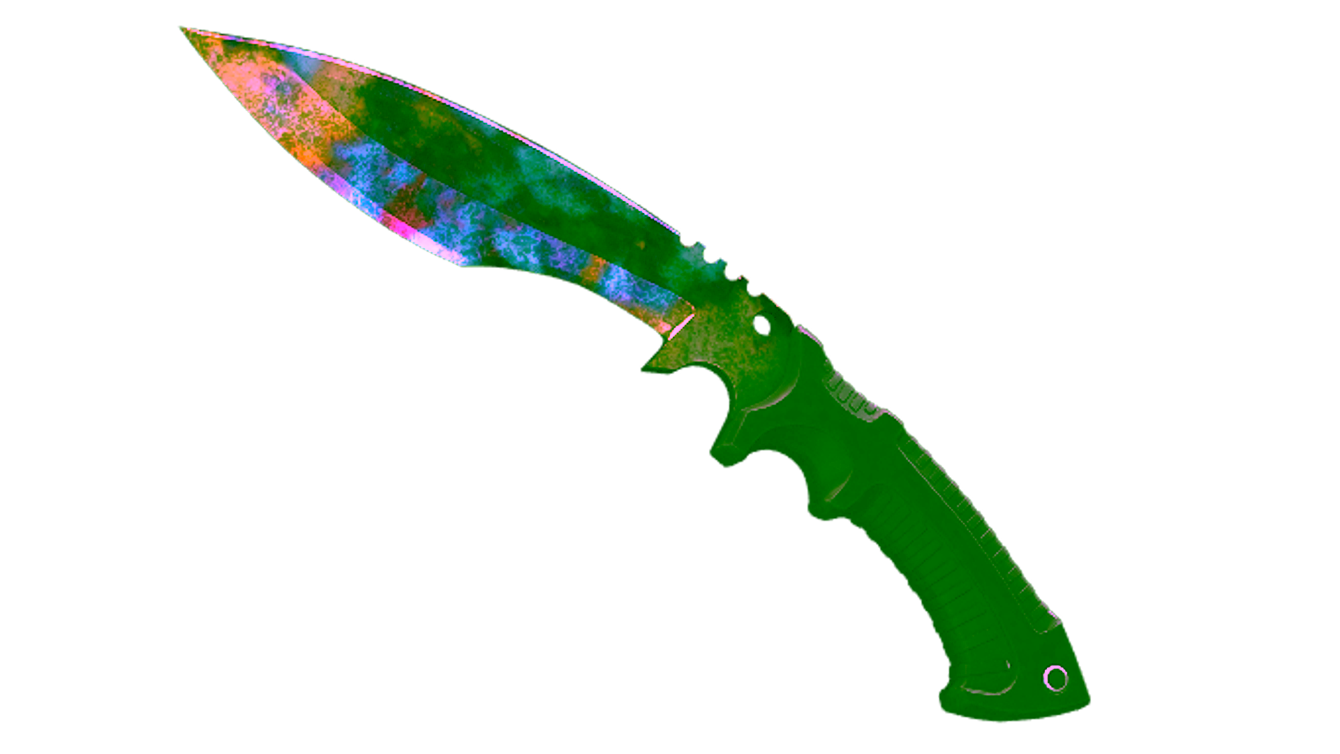 عرض لـ ★ StatTrak™ Kukri Knife | Case Hardened (Battle-Scarred)