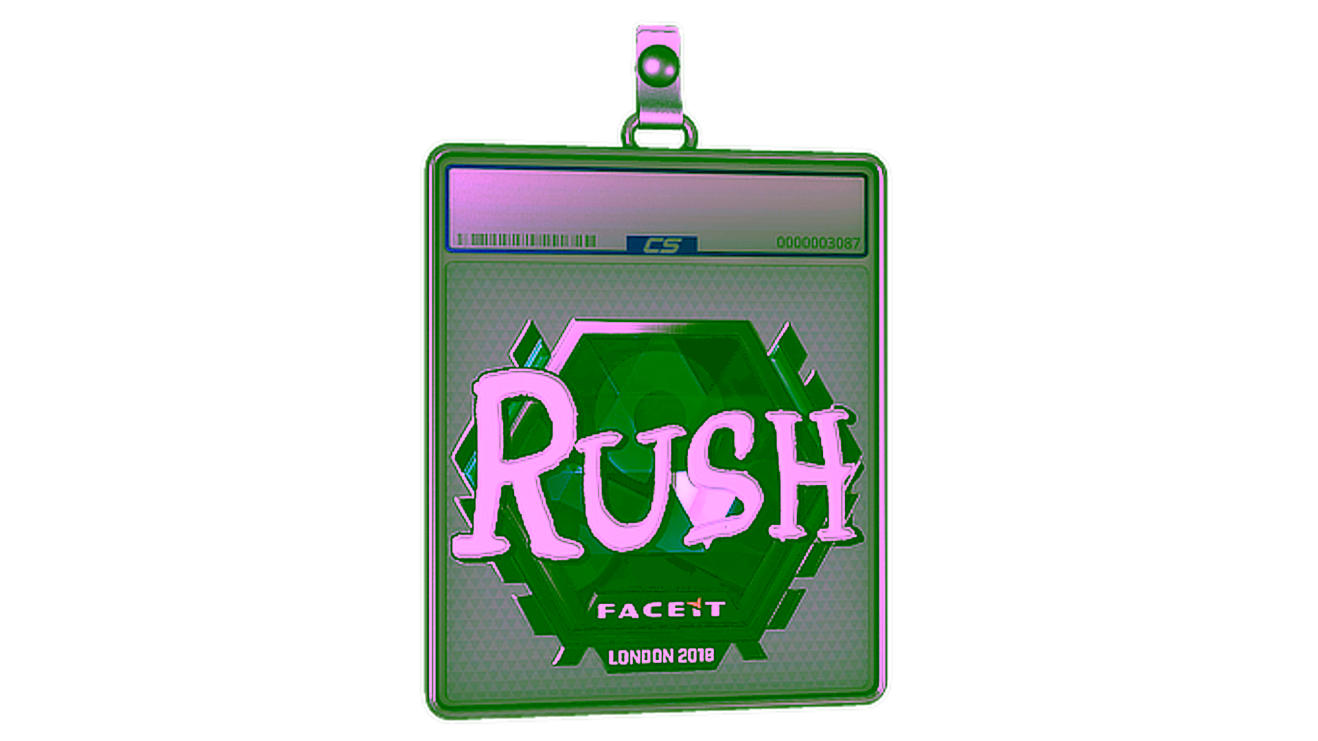 Display for Sticker Slab | RUSH (Foil) | London 2018