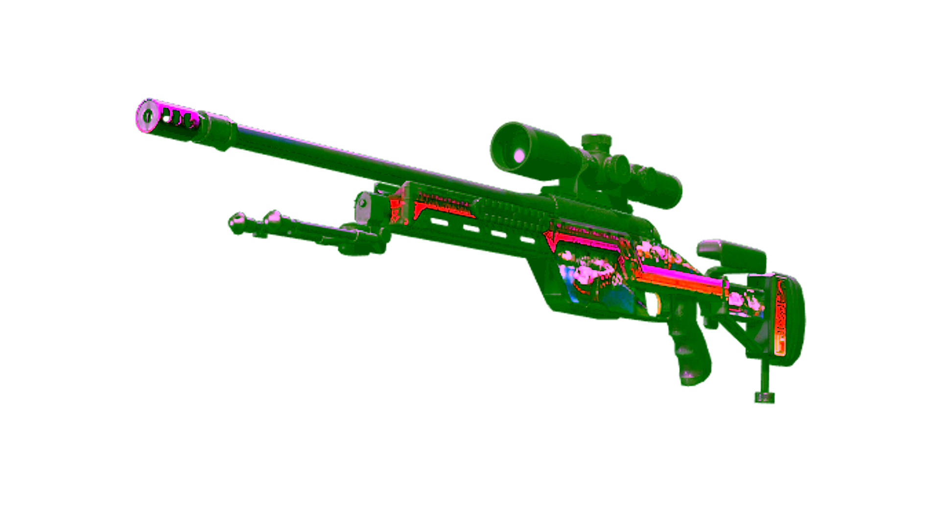 Display for StatTrak™ SSG 08 | Turbo Peek (Well-Worn)