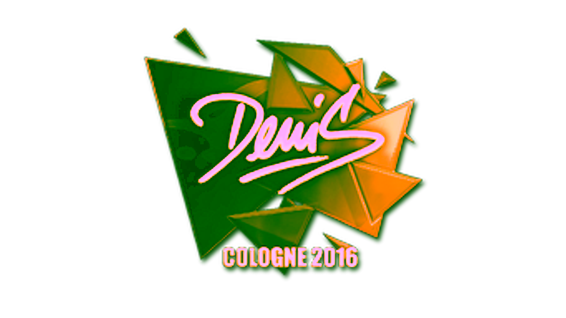 Mostrar para Sticker | denis (Gold) | Cologne 2016