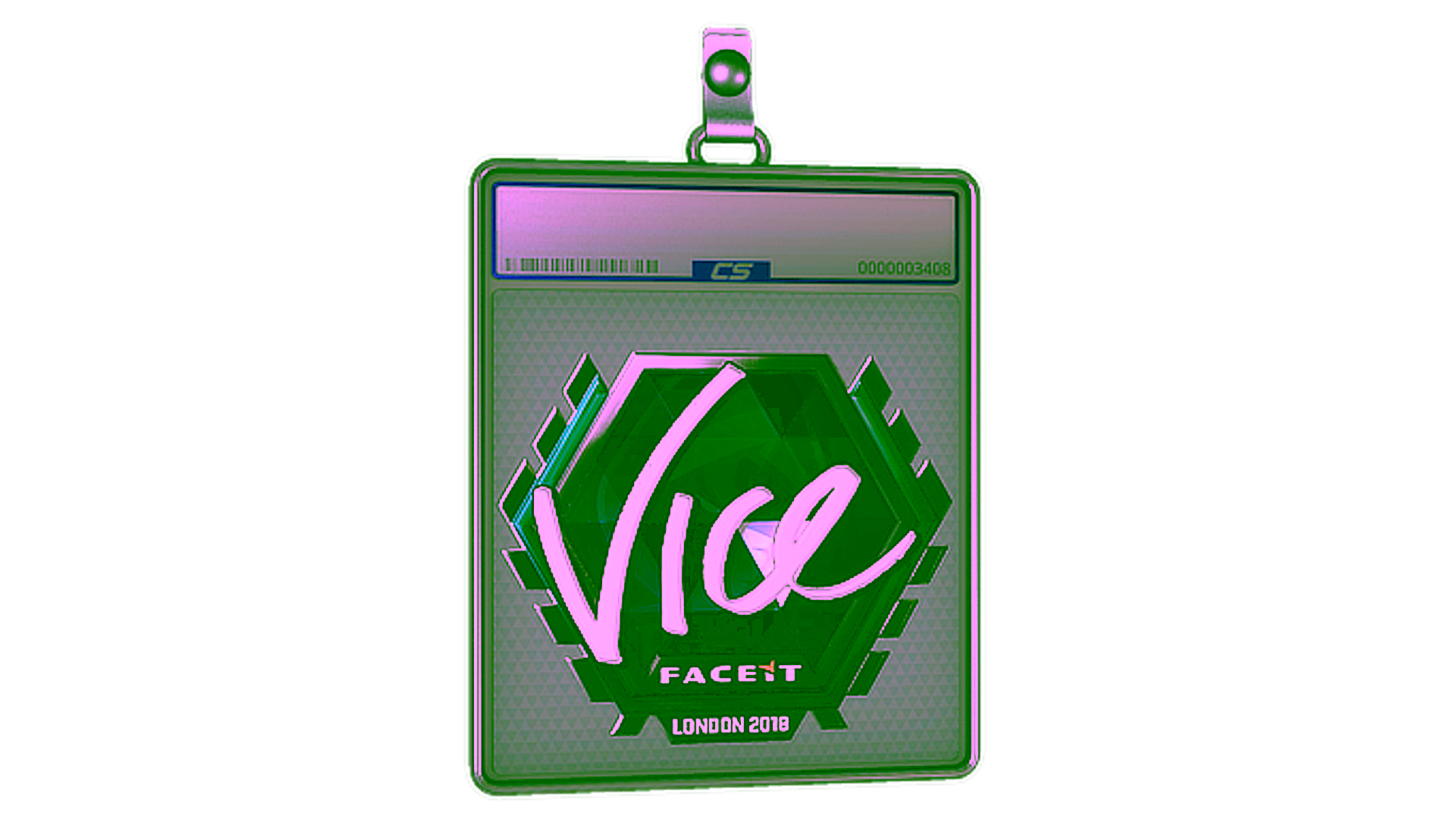 Anzeige für Sticker Slab | vice (Foil) | London 2018