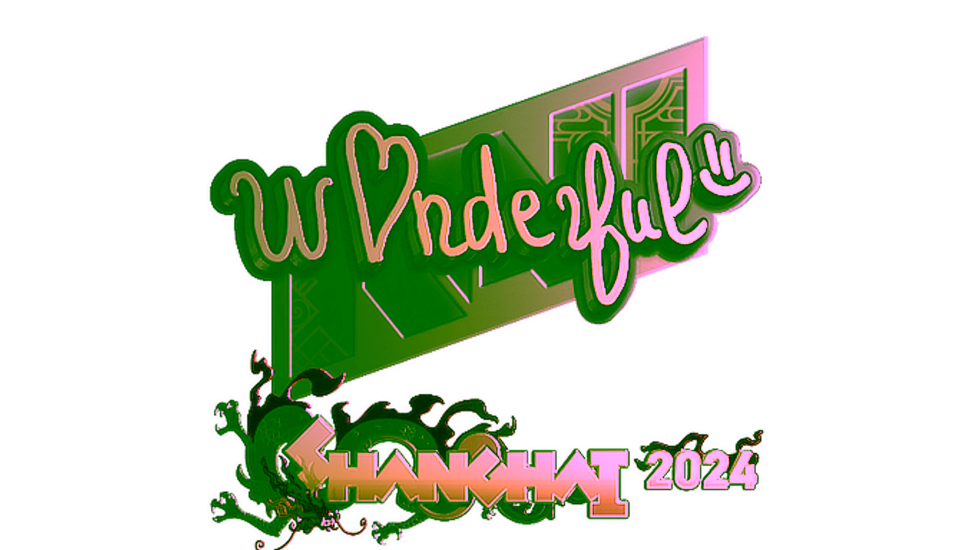 Mostrar para Sticker | w0nderful (Gold) | Shanghai 2024