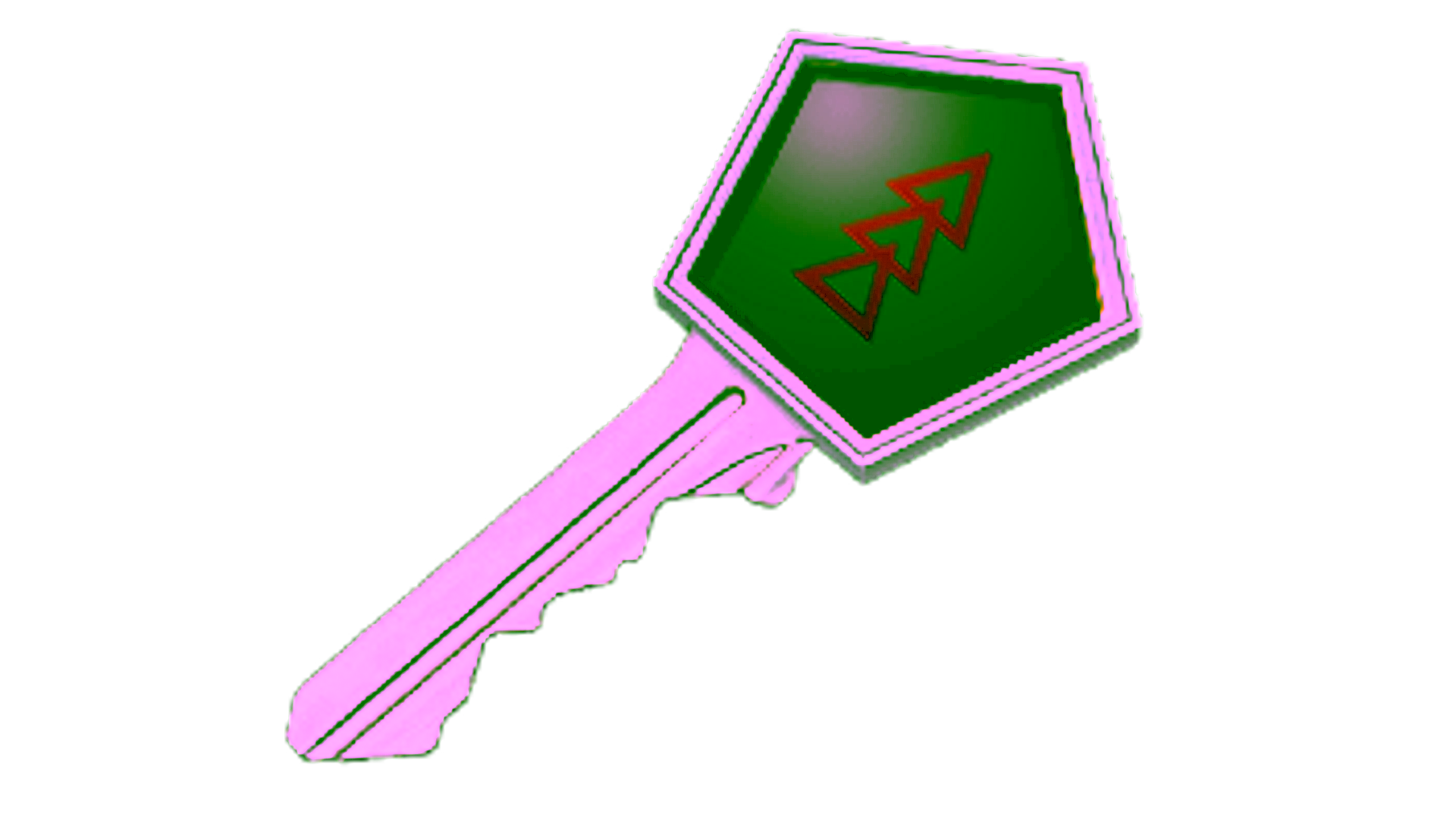 Display for Danger Zone Case Key