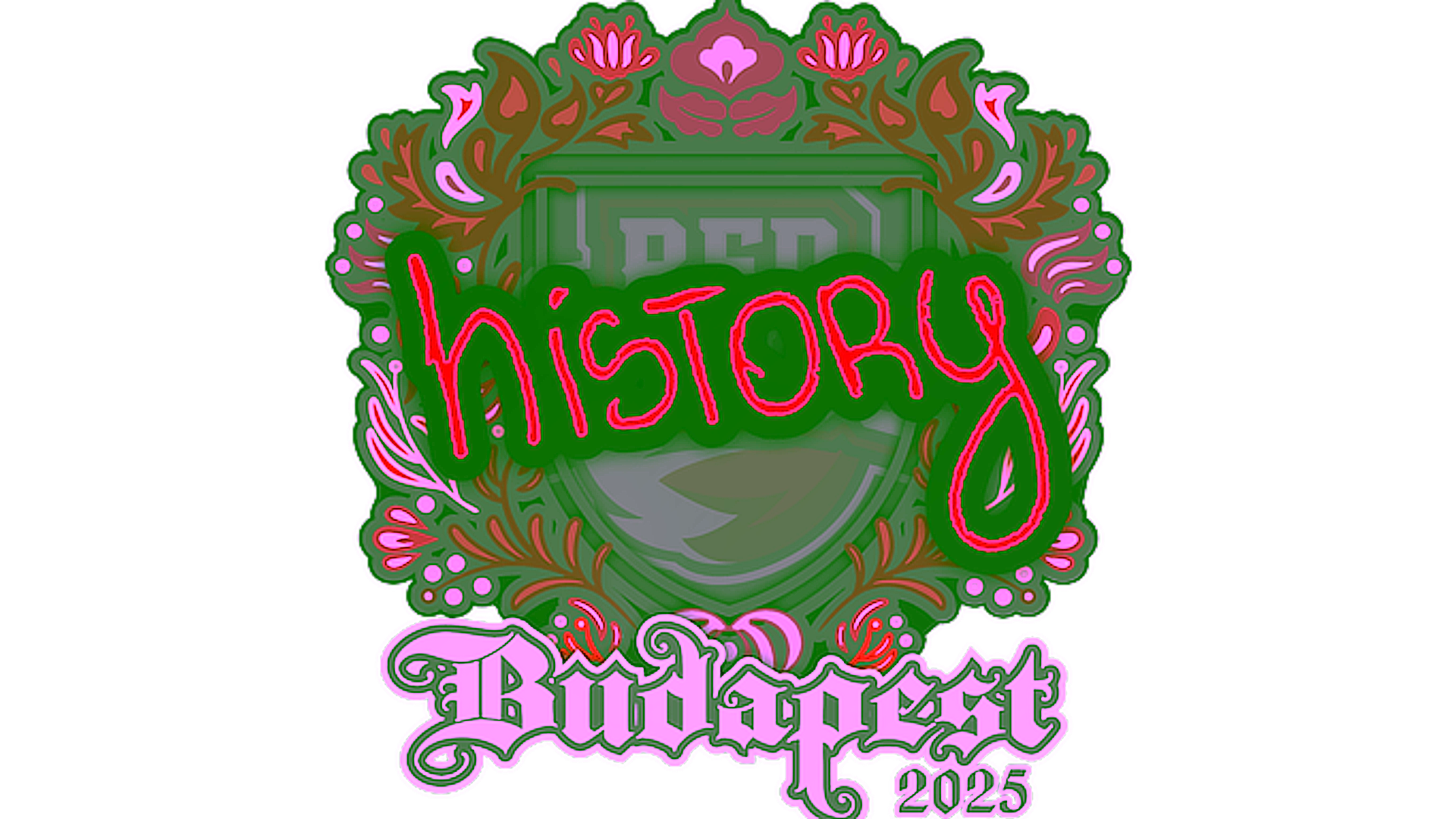 Display for Sticker | History | Budapest 2025