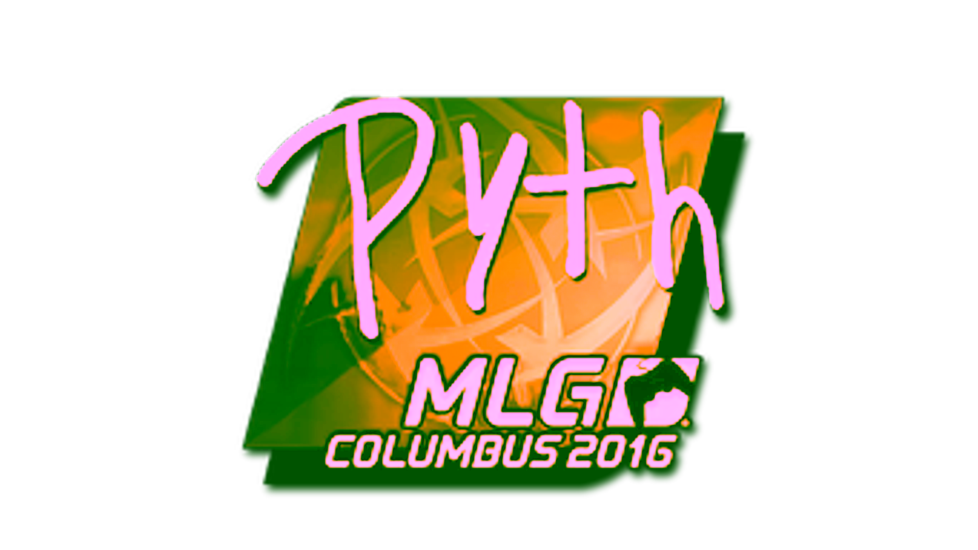 Visar för Sticker | pyth (Gold) | MLG Columbus 2016