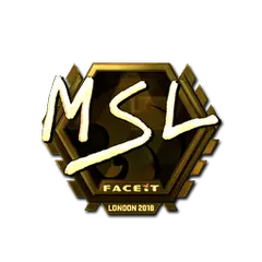 Sticker | MSL (Gold) | London 2018