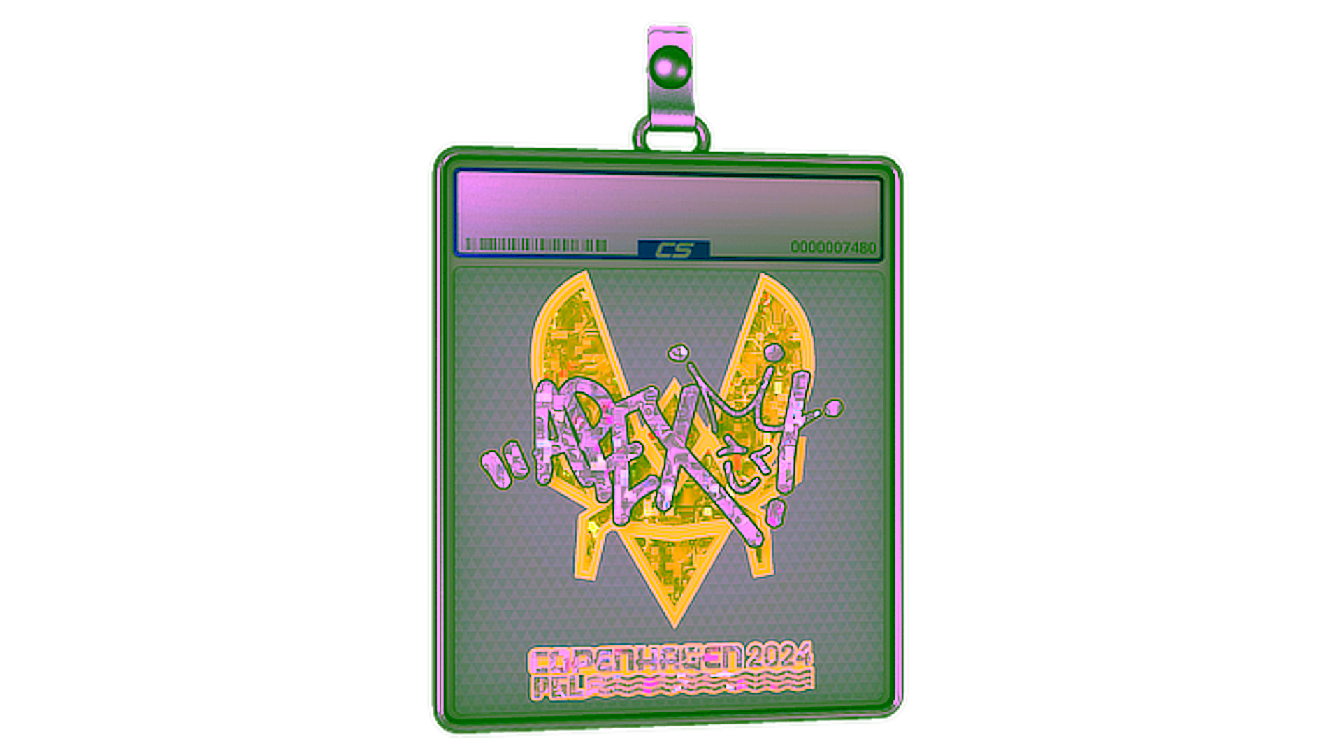 Exibição para Sticker Slab | apEX (Glitter) | Copenhagen 2024