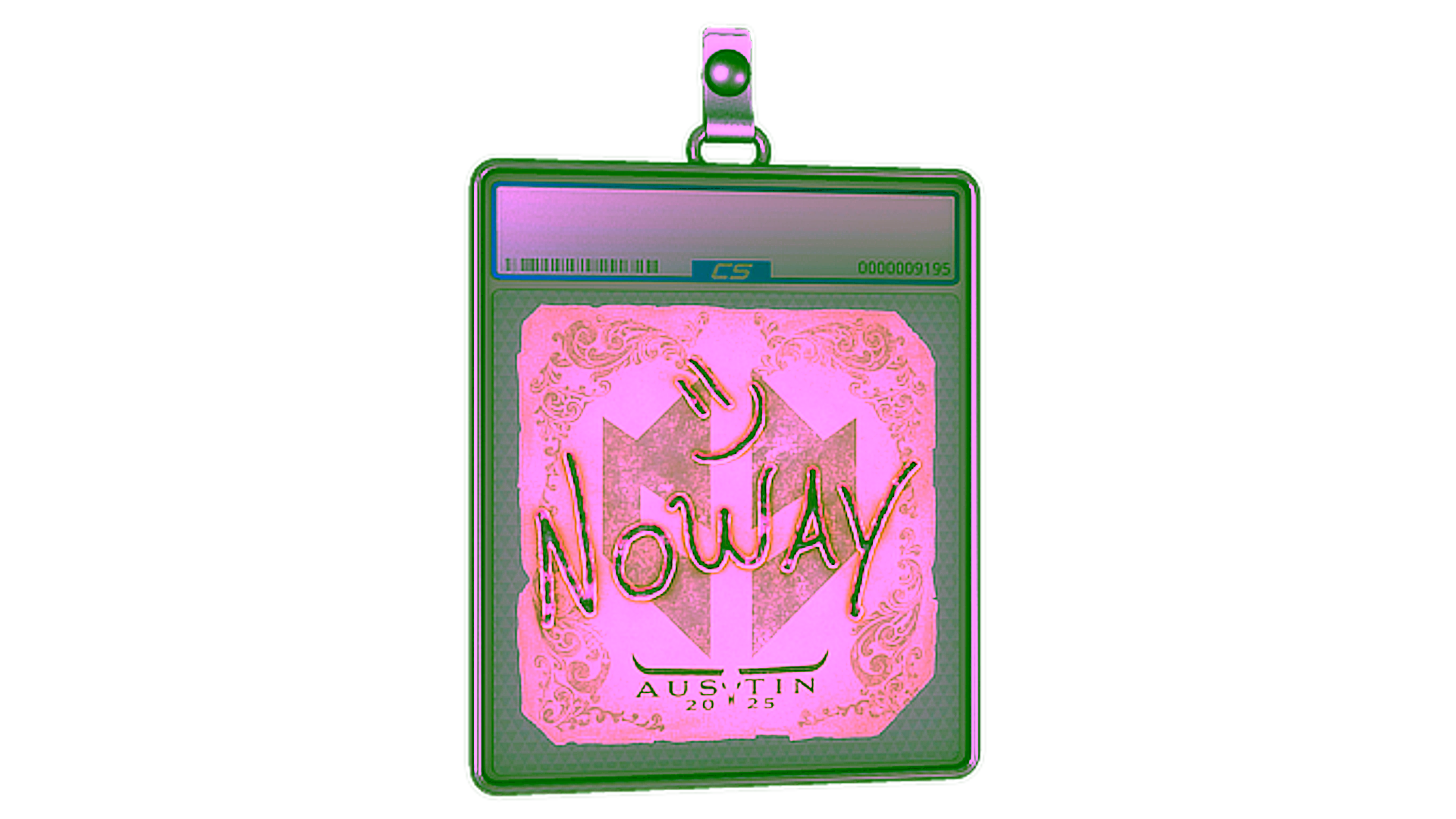Affichage pour Sticker Slab | noway | Austin 2025