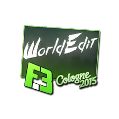 Sticker WorldEdit Cologne 2015