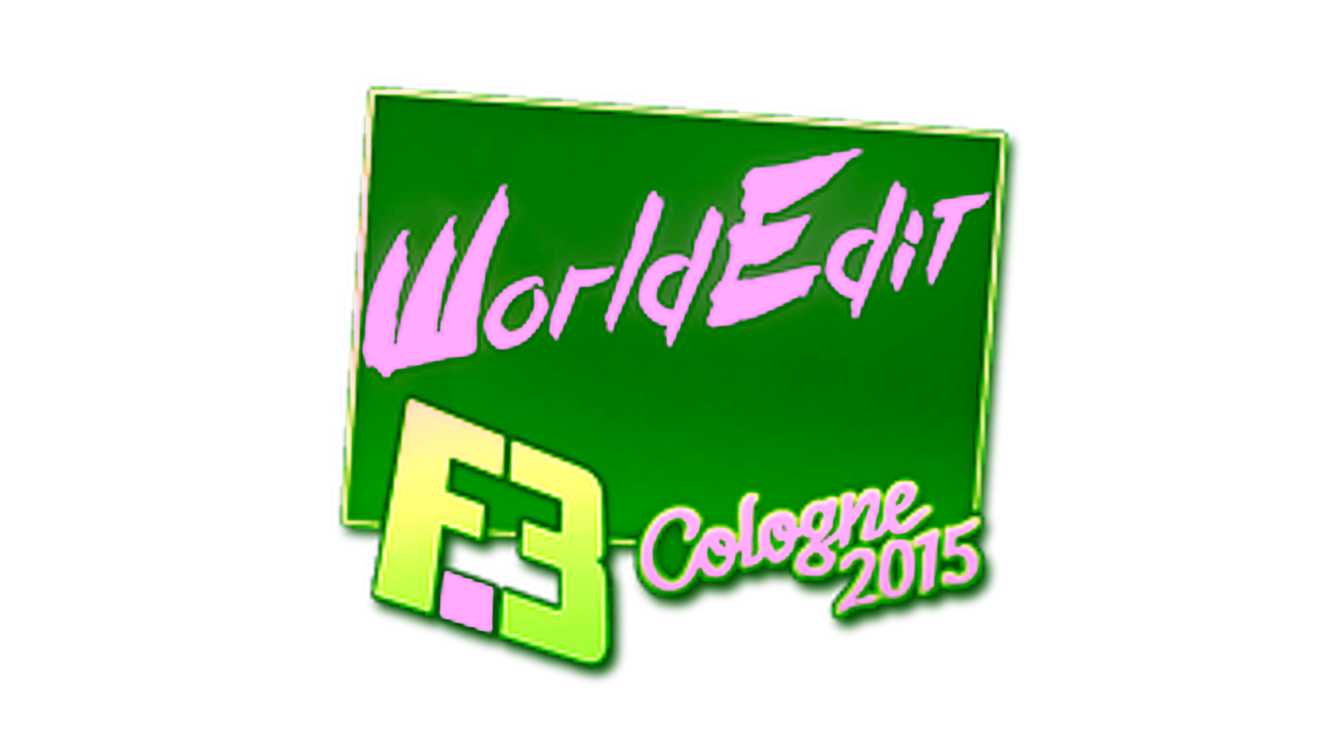 Дисплей для Sticker | WorldEdit | Cologne 2015