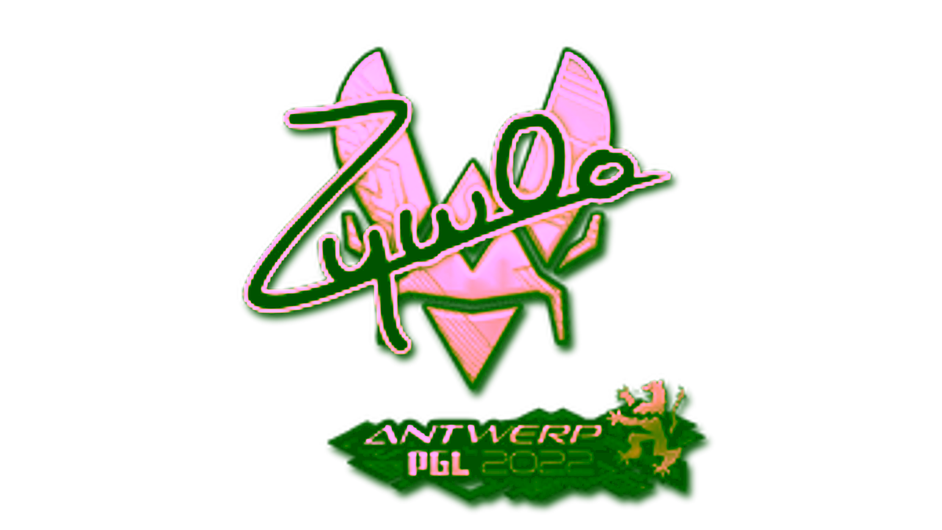 Affichage pour Sticker | ZywOo (Gold) | Antwerp 2022