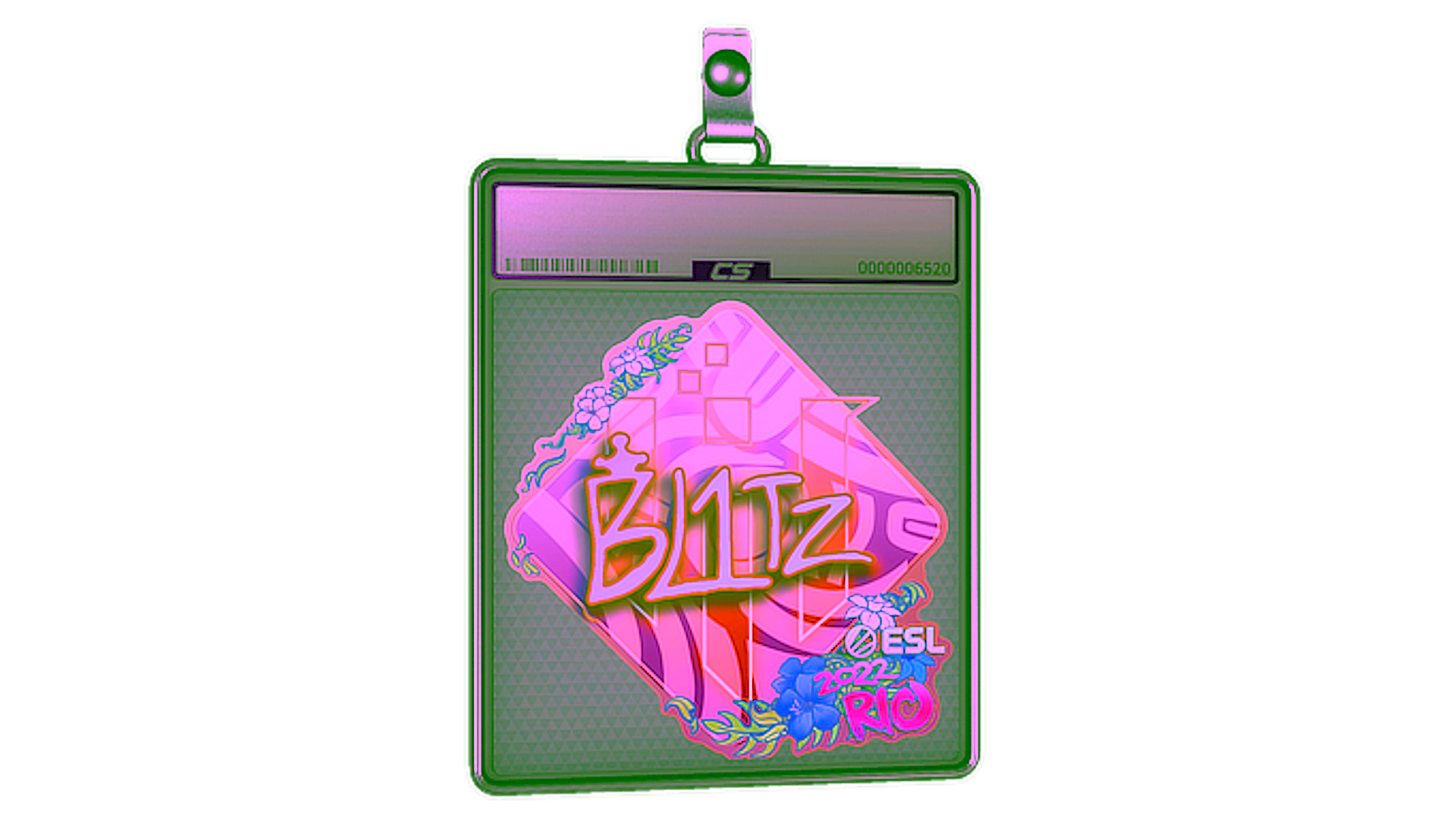 Display for Sticker Slab | bLitz (Holo) | Rio 2022