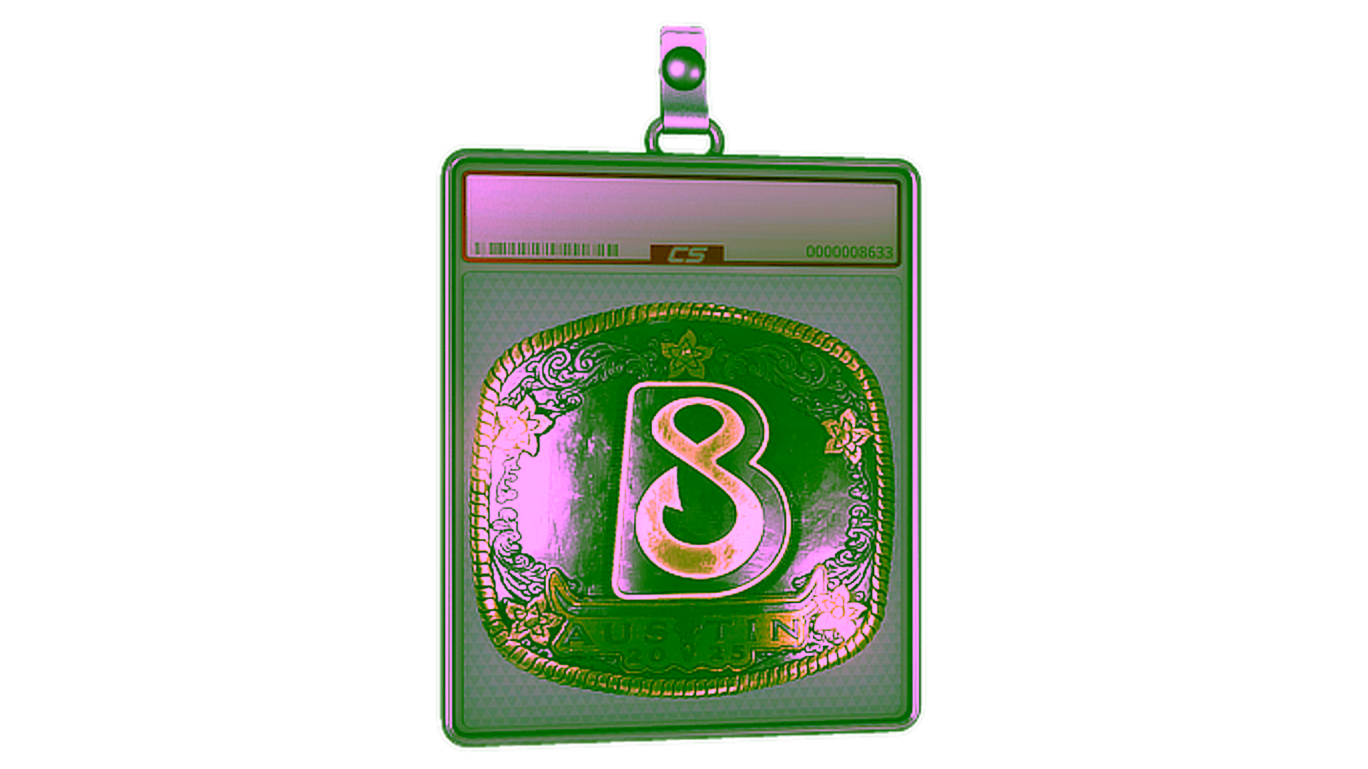 Display for Sticker Slab | B8 (Gold) | Austin 2025