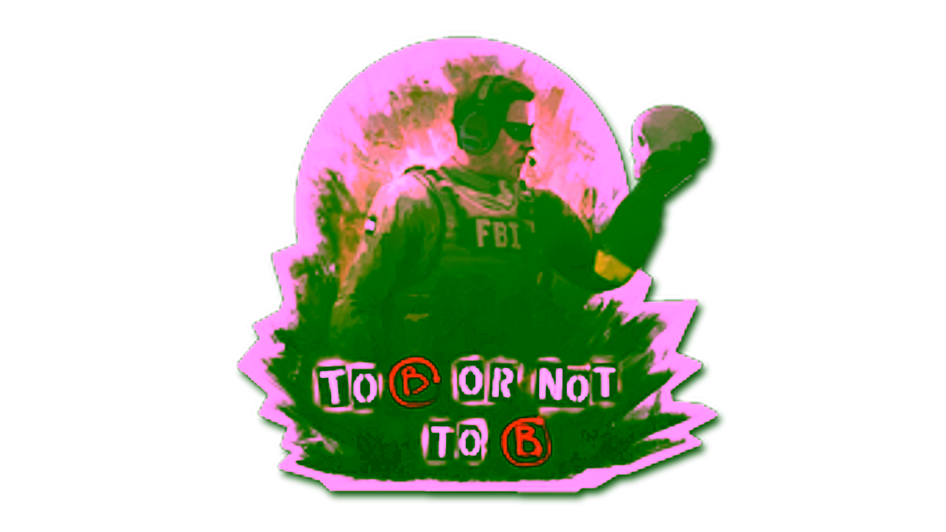 Display for Sticker | To B or not to B