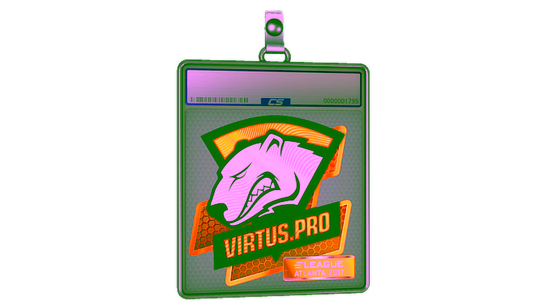 Display for Sticker Slab | Virtus.Pro (Holo) | Atlanta 2017