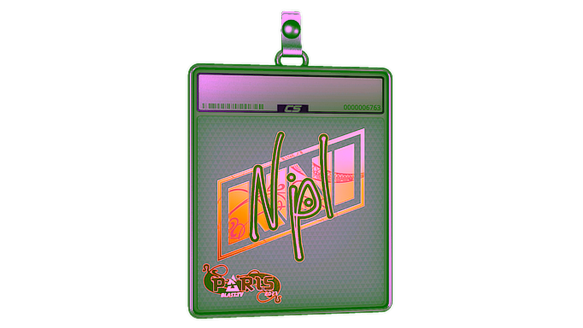 Display for Sticker Slab | npl (Holo) | Paris 2023