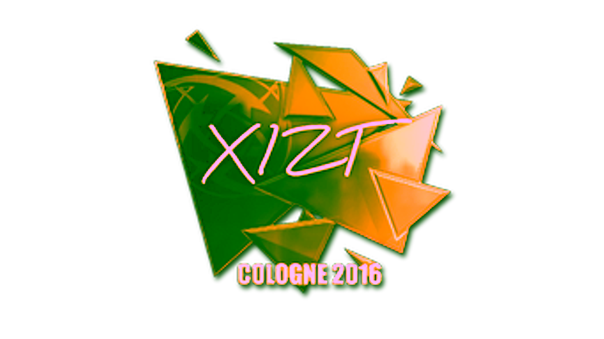 Exibição para Sticker | Xizt (Gold) | Cologne 2016