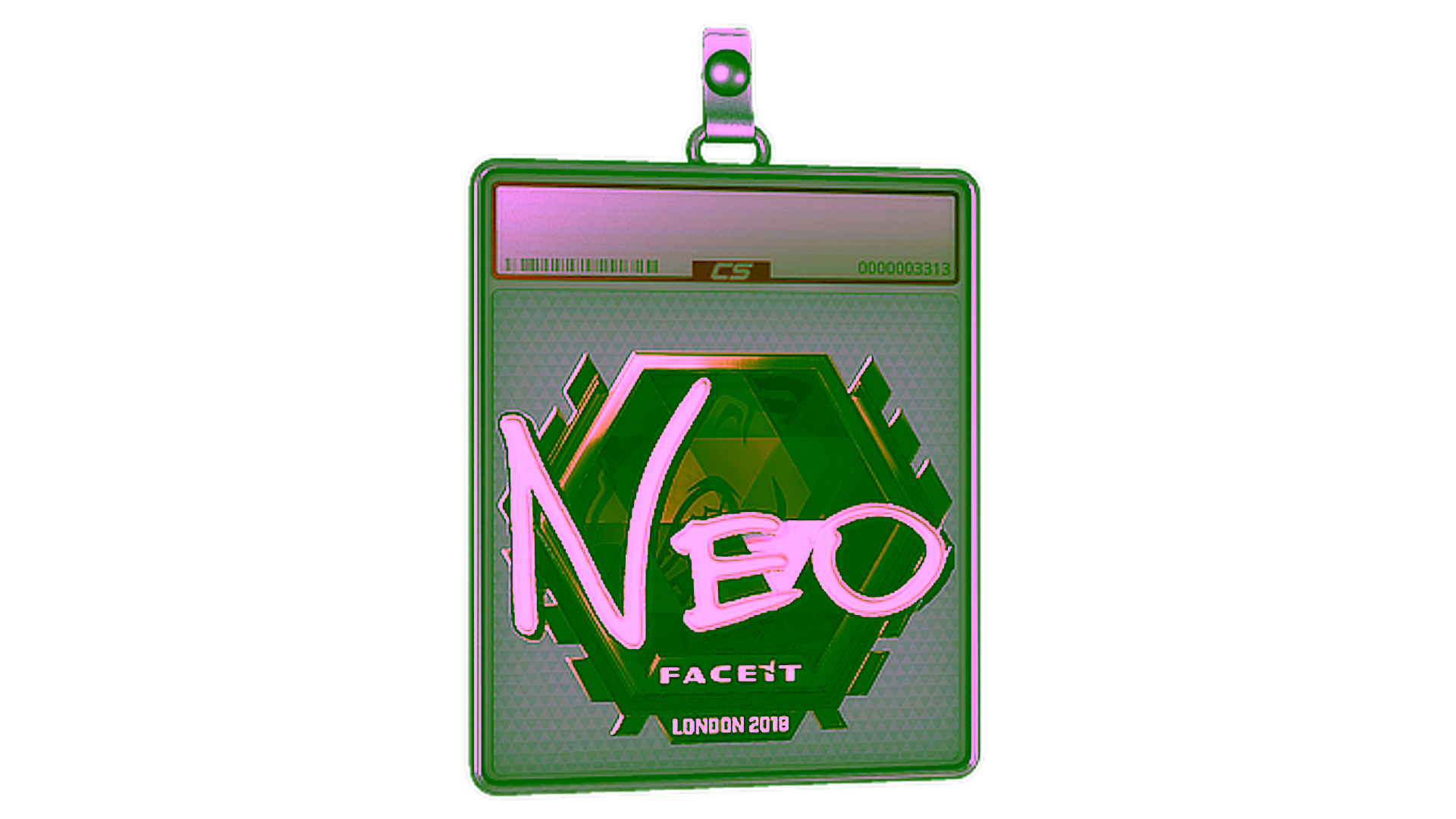 Display for Sticker Slab | NEO (Gold) | London 2018