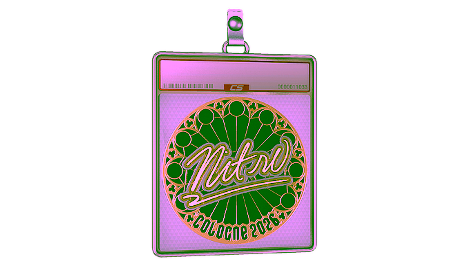 Display for Sticker Slab | nitr0 (Gold) | Cologne 2026