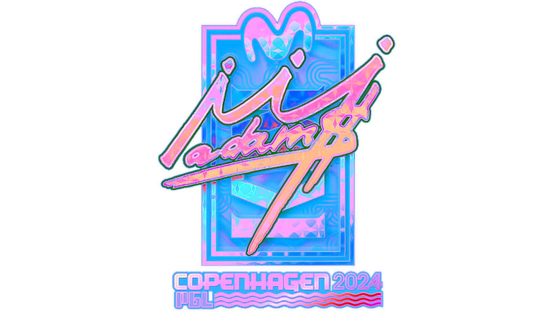 Affichage pour Sticker | adamS (Holo) | Copenhagen 2024