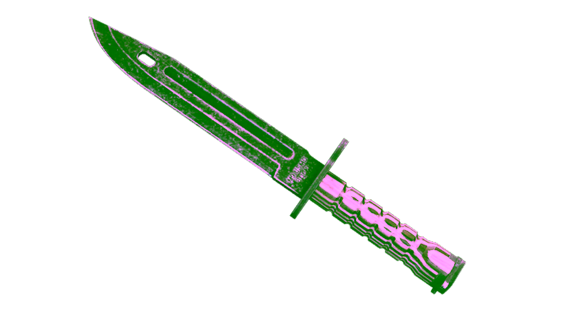 Display for ★ StatTrak™ Bayonet | Black Laminate (Factory New)