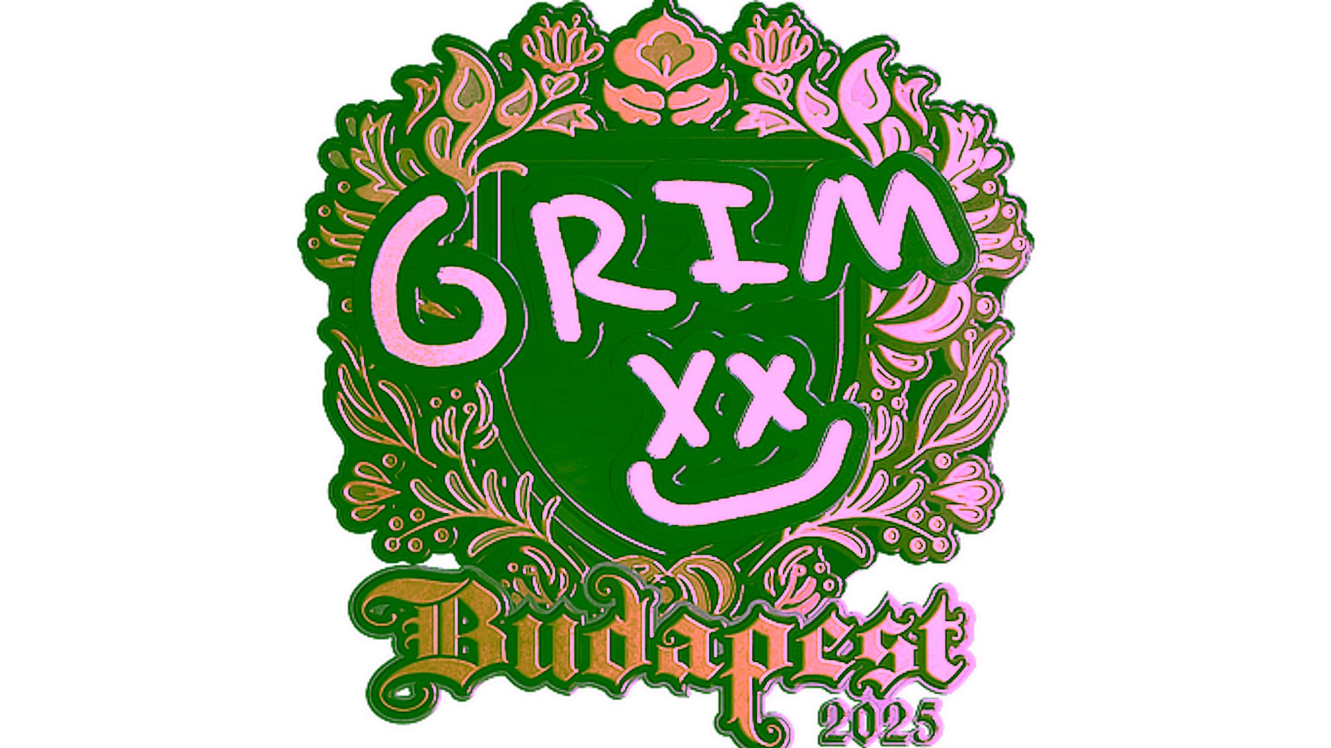 Display for Sticker | Grim (Gold) | Budapest 2025