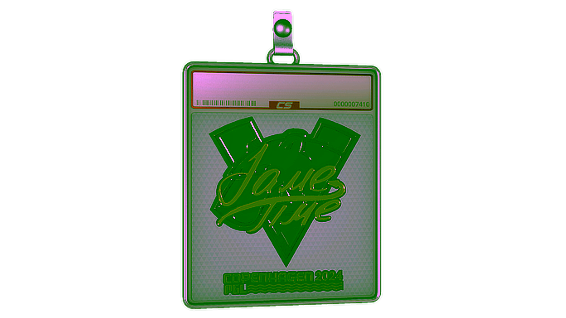 Display for Sticker Slab | Jame (Gold) | Copenhagen 2024