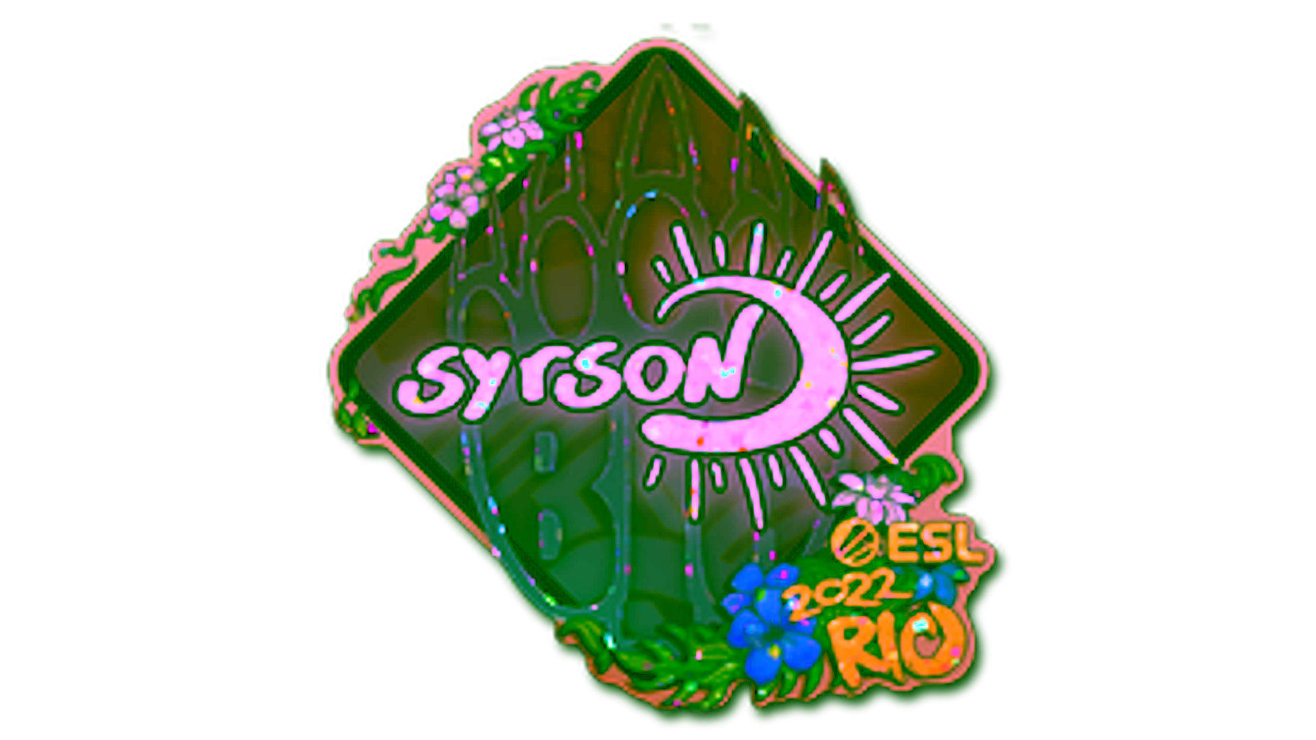 Display for Sticker | syrsoN (Glitter) | Rio 2022