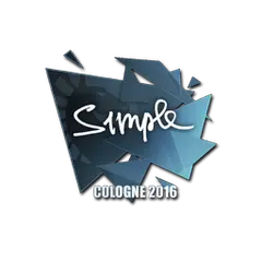 Sticker s1mple Cologne 2016