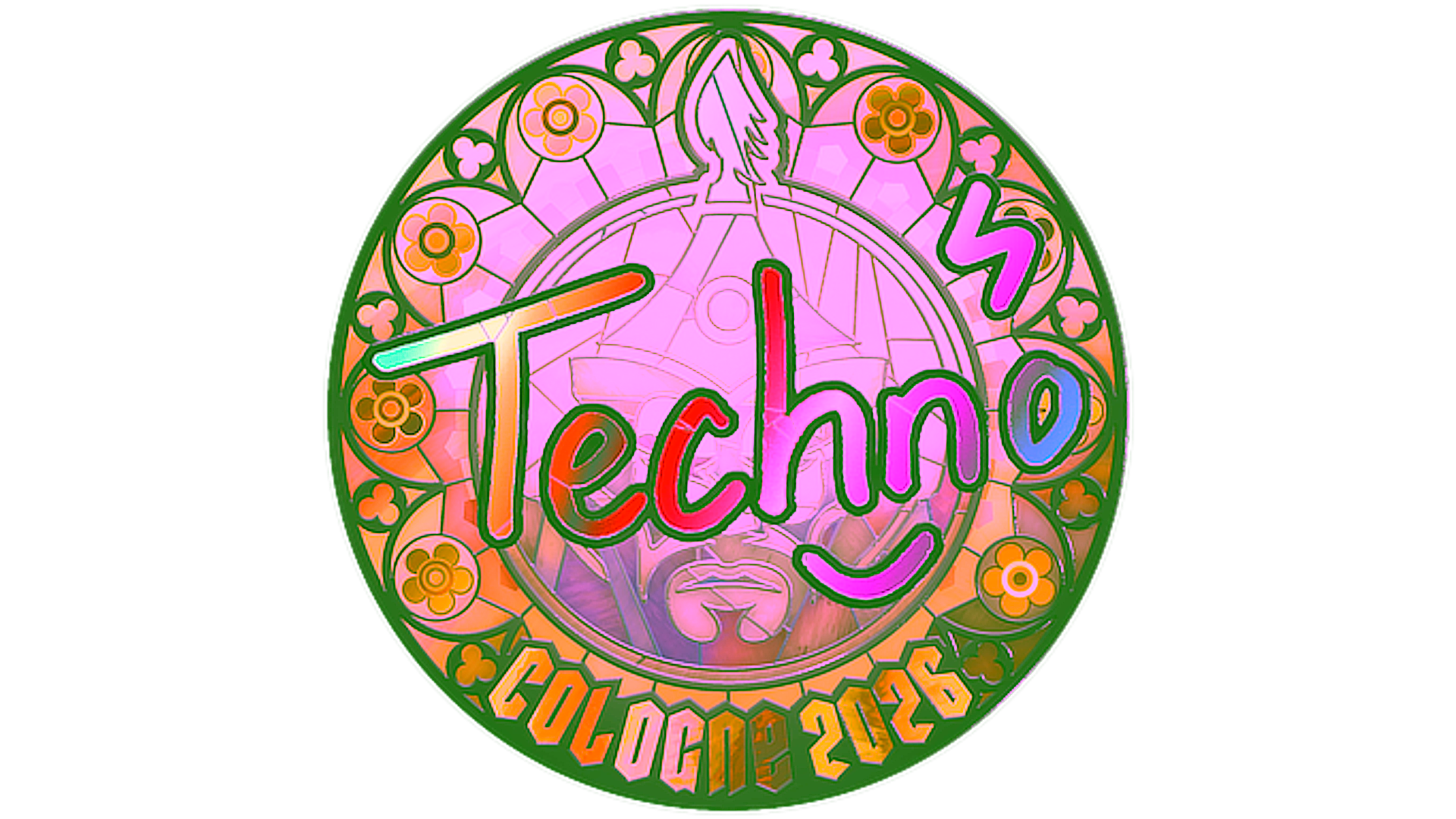 Visar för Sticker | Techno4K (Holo) | Cologne 2026