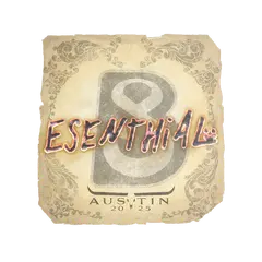 Sticker esenthial Austin 2025