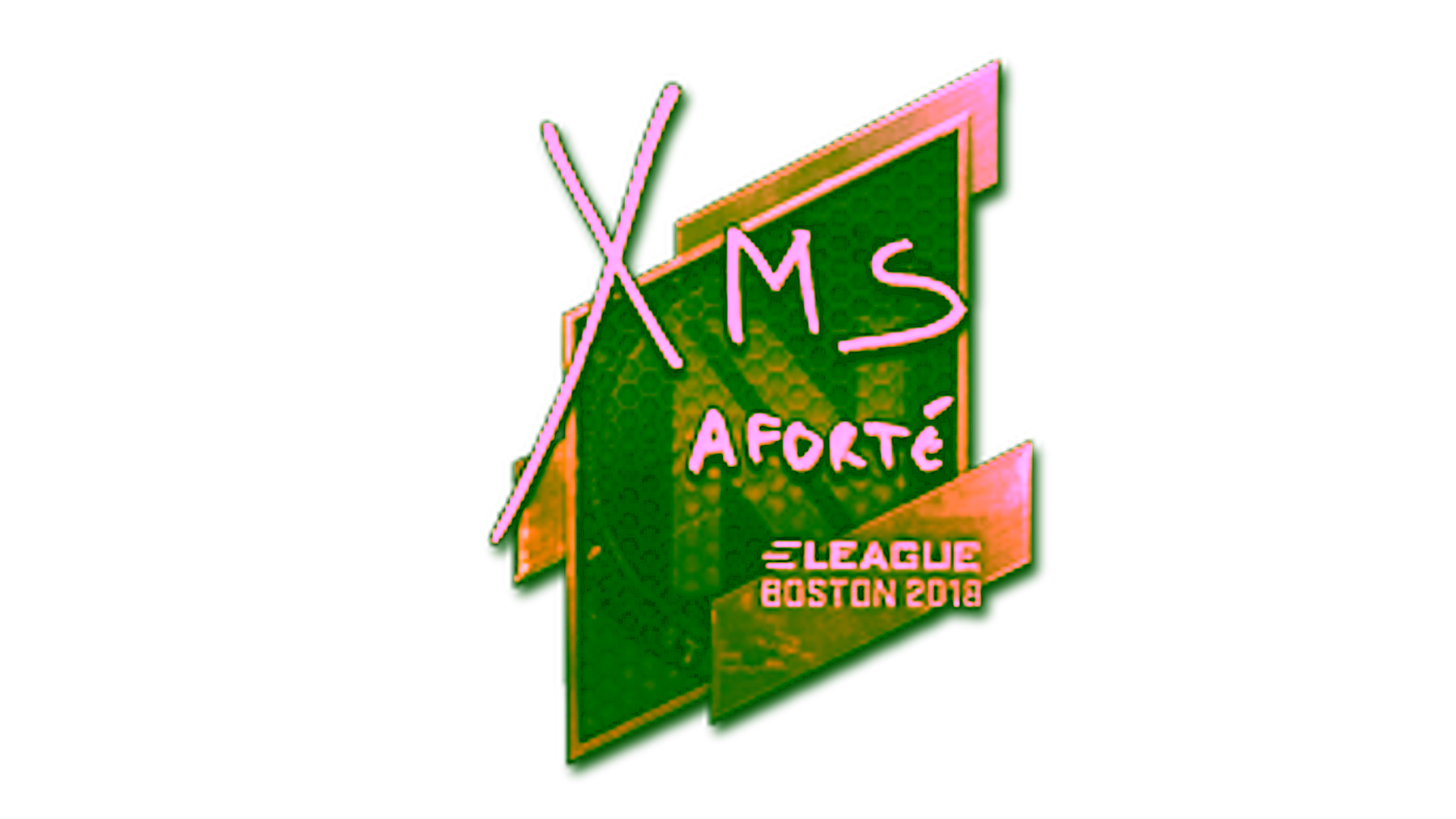 Sticker | xms (Gold) | Boston 2018 için görüntü