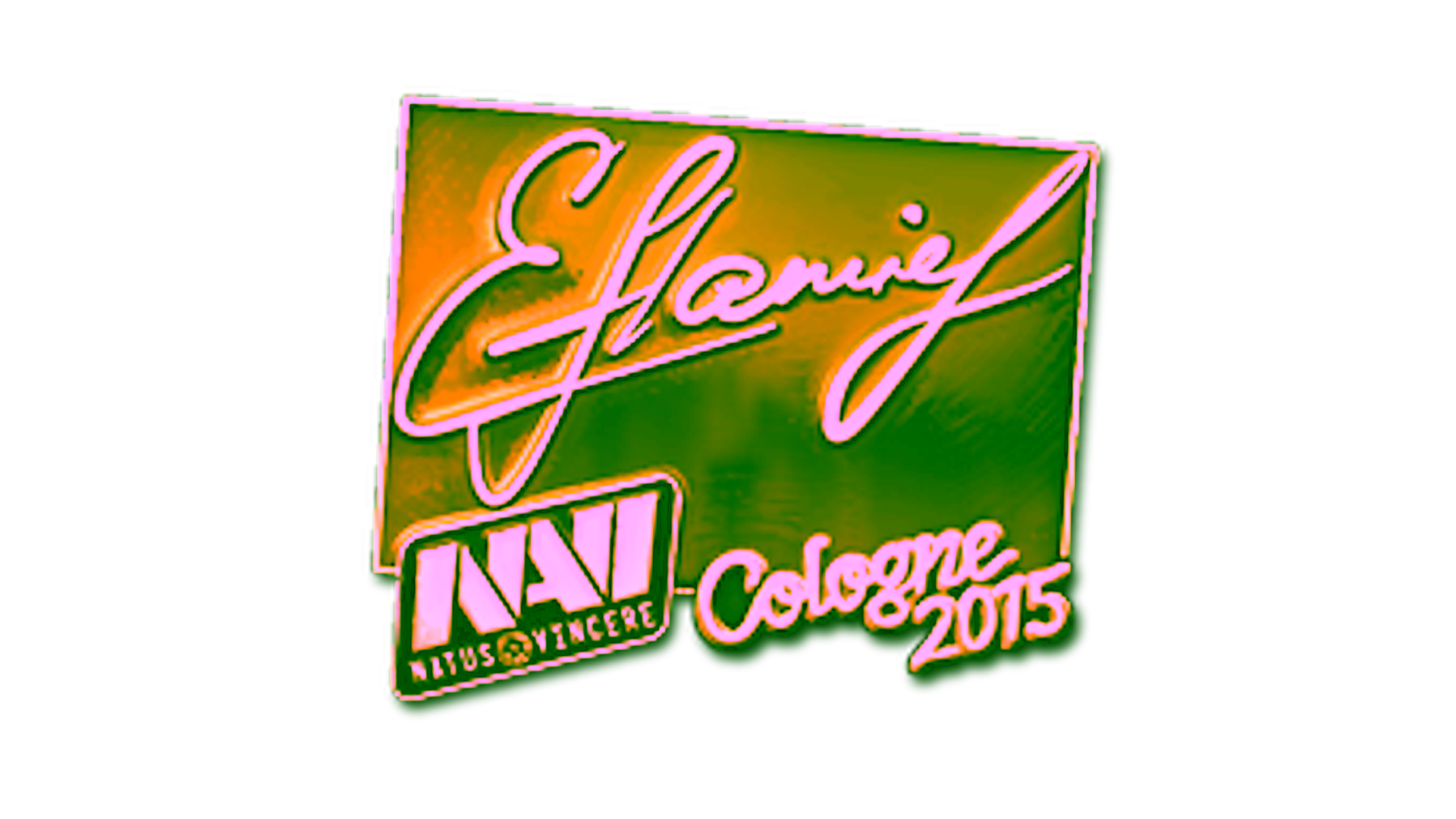 Anzeige für Sticker | flamie (Gold) | Cologne 2015