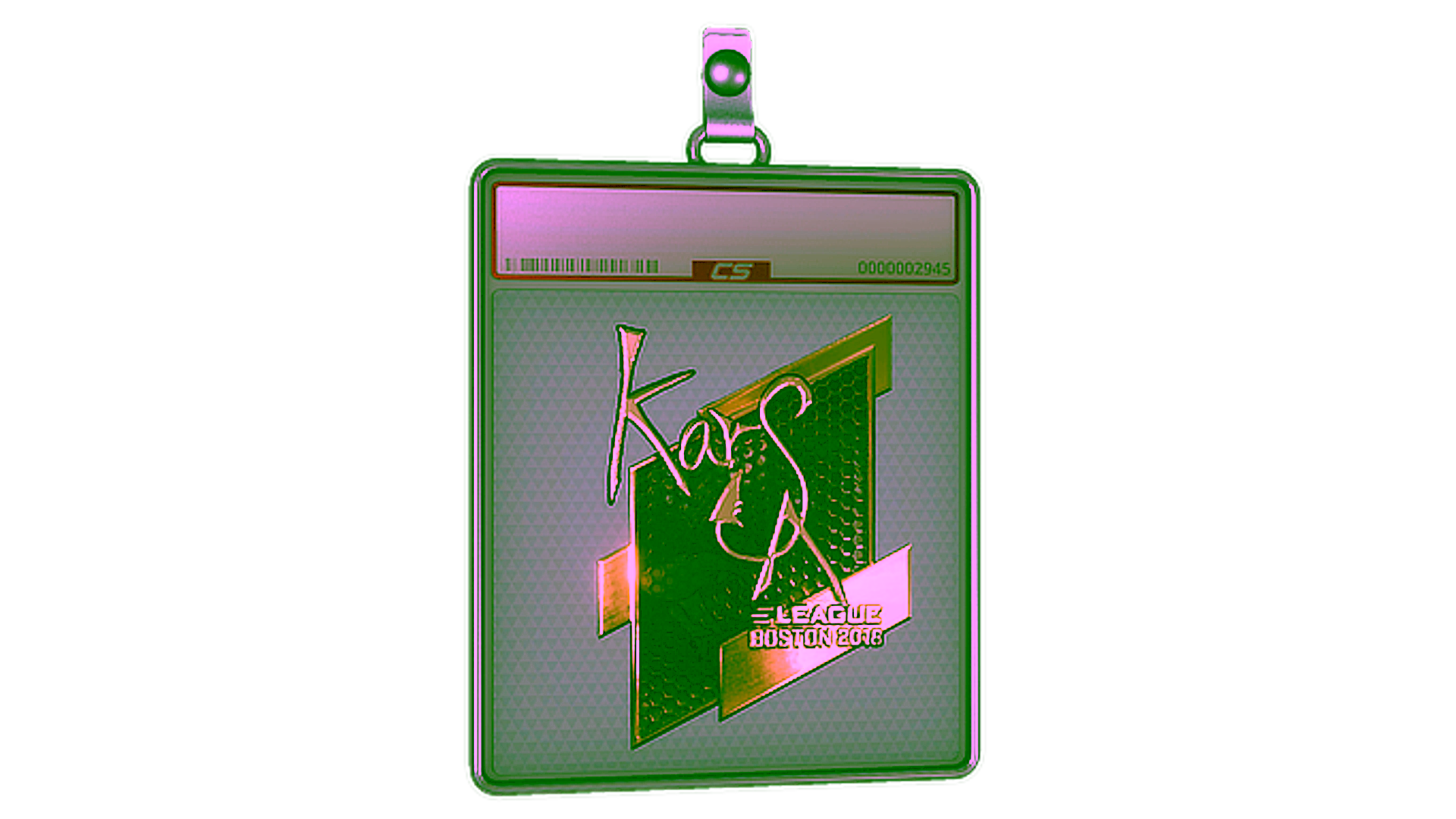 عرض لـ Sticker Slab | Karsa (Gold) | Boston 2018