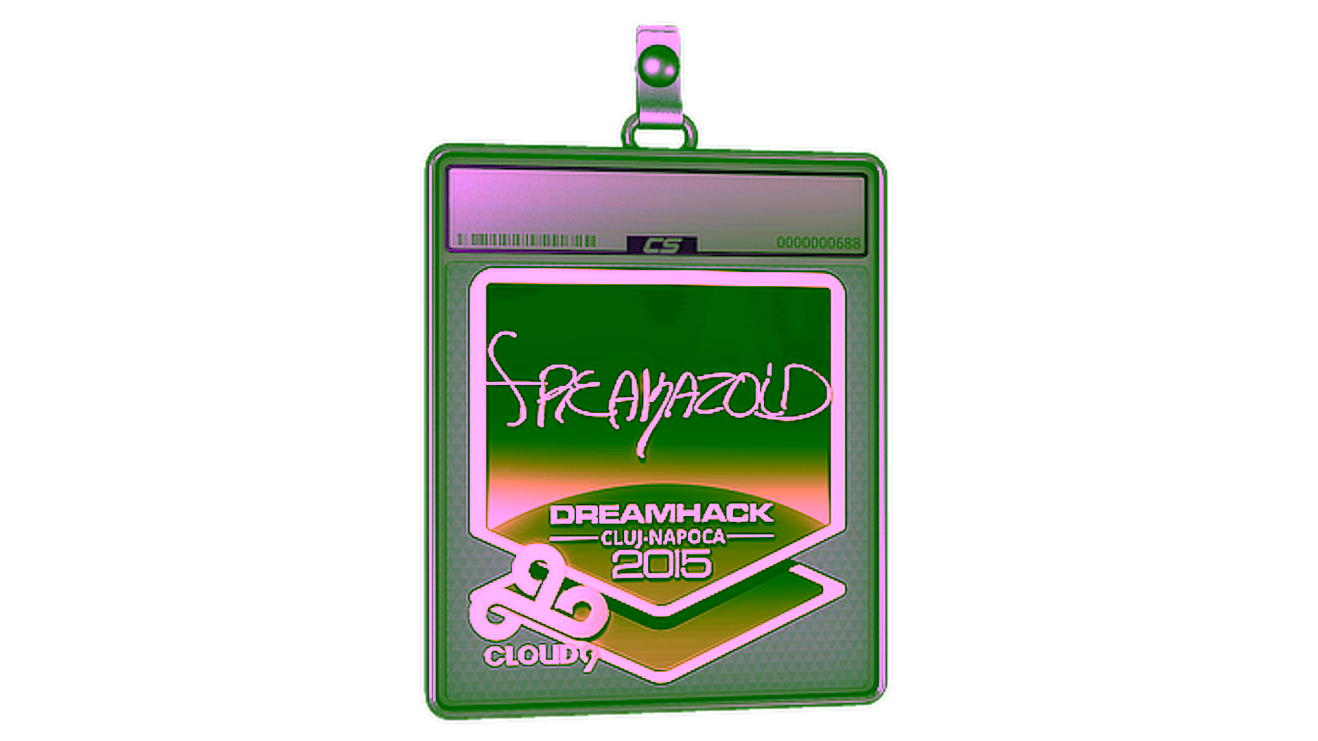Display for Sticker Slab | freakazoid (Gold) | Cluj-Napoca 2015