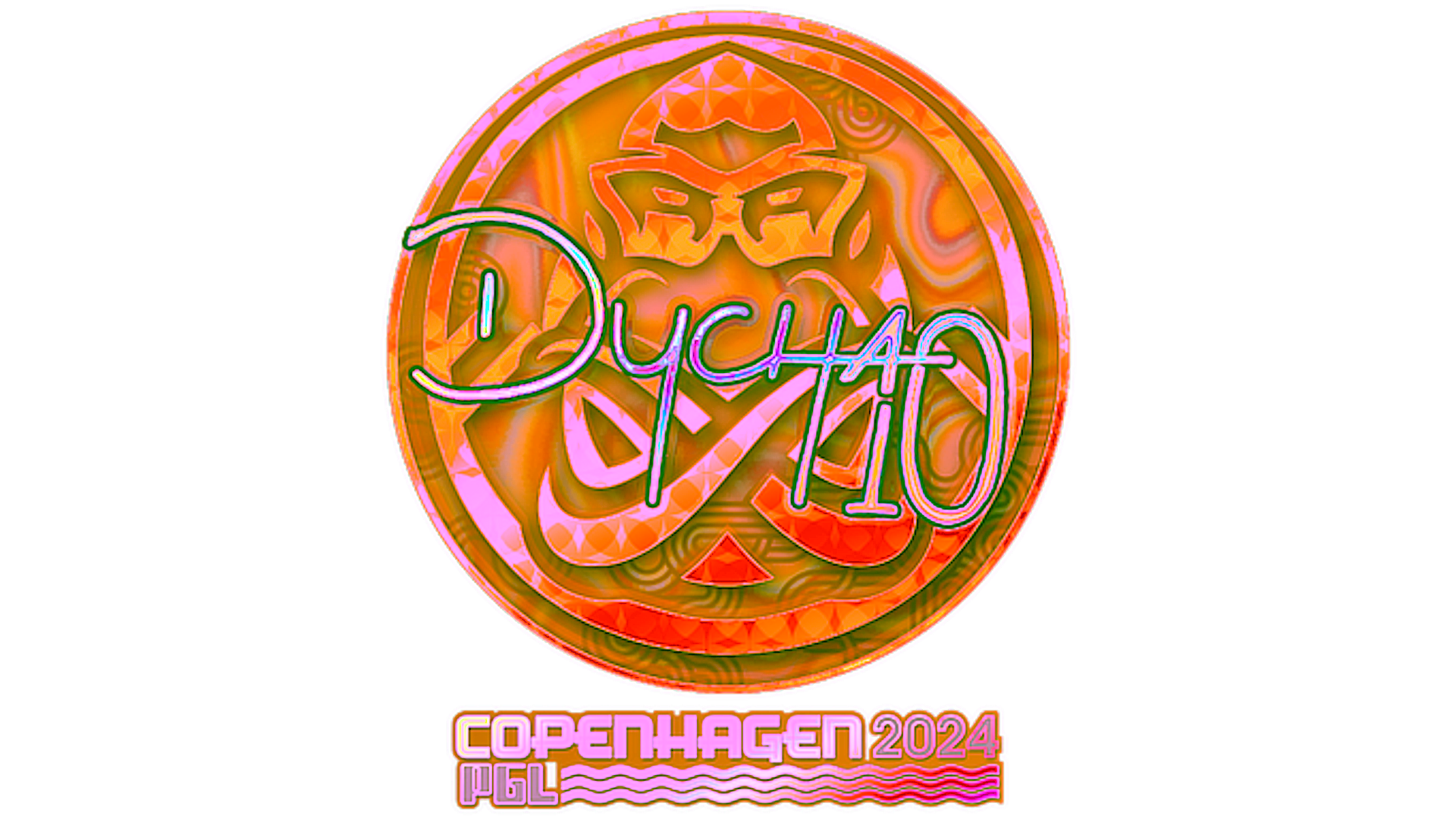 Display for Sticker | Dycha (Holo) | Copenhagen 2024