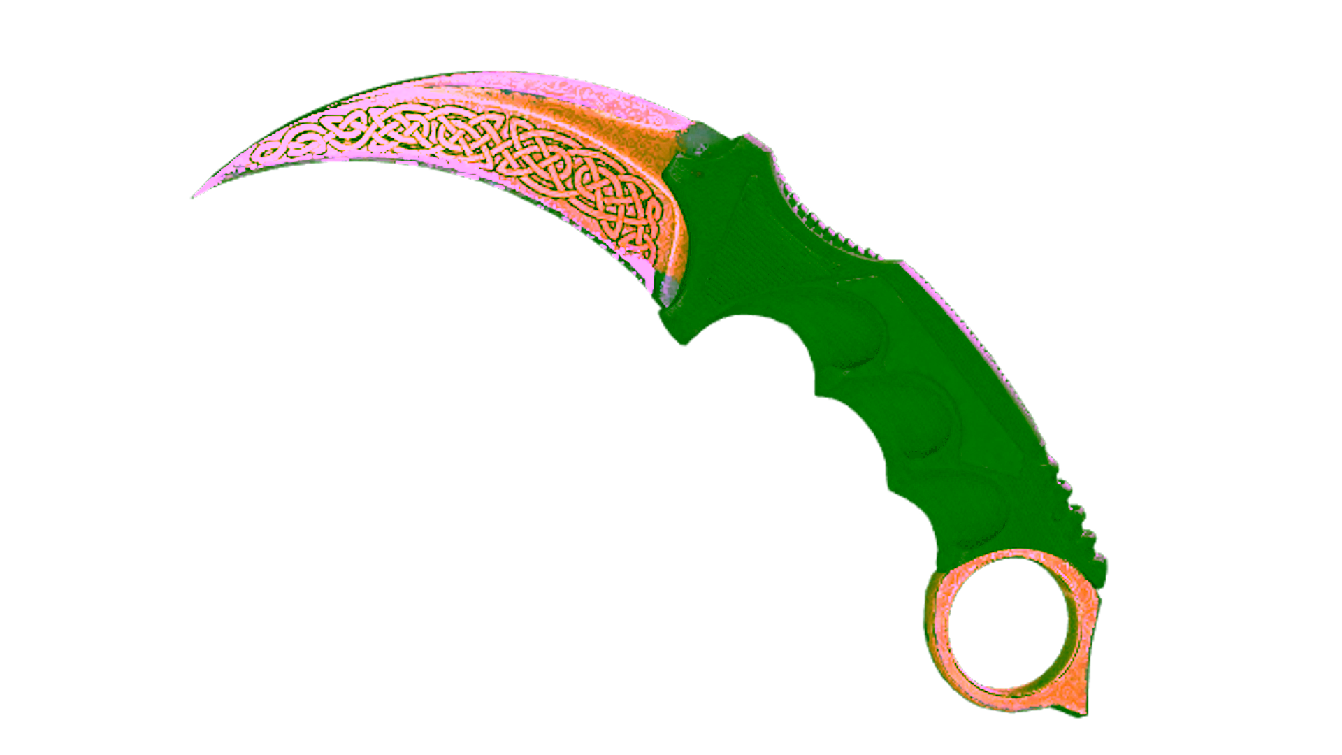 عرض لـ ★ StatTrak™ Karambit | Lore (Well-Worn)