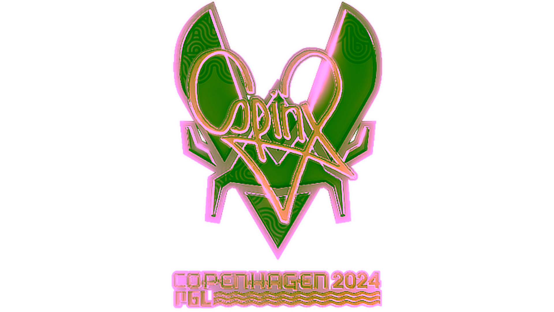 Visar för Sticker | Spinx (Gold) | Copenhagen 2024