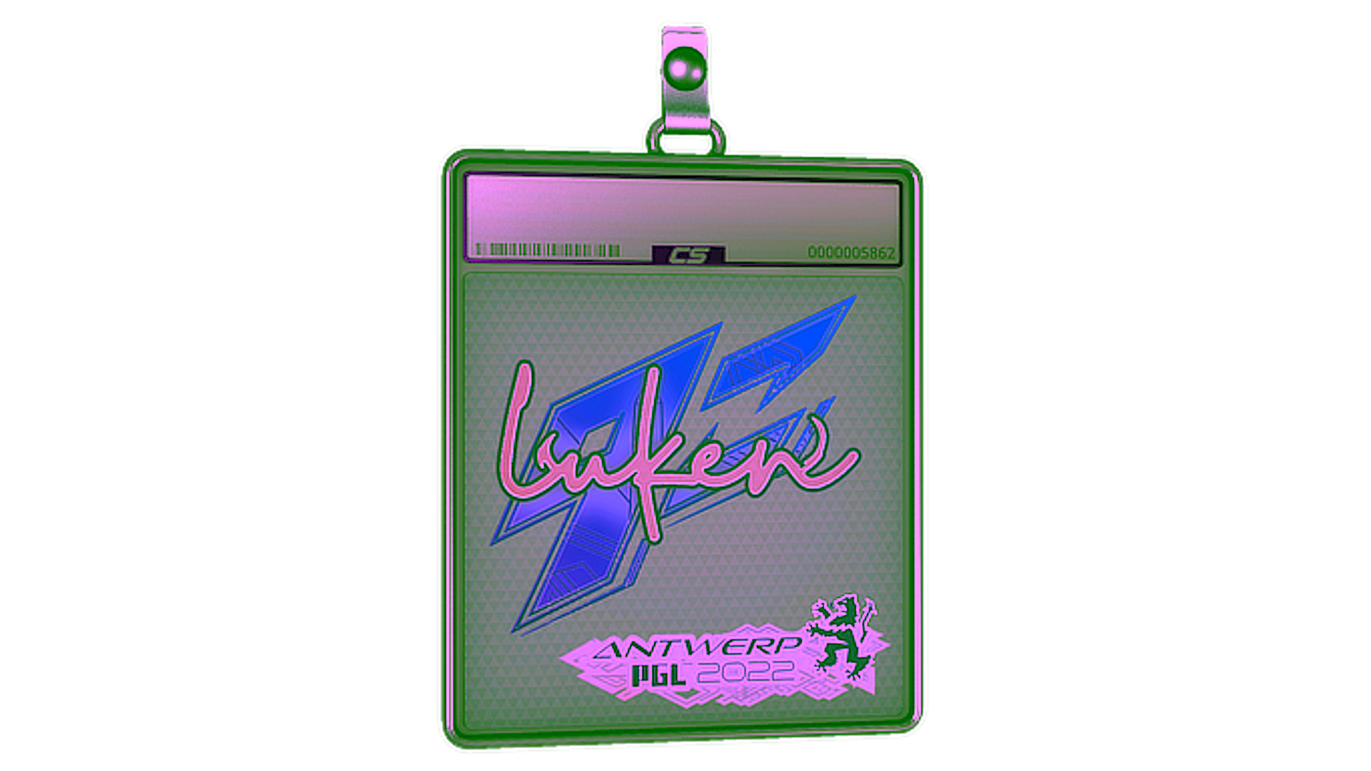 Display for Sticker Slab | luken (Holo) | Antwerp 2022