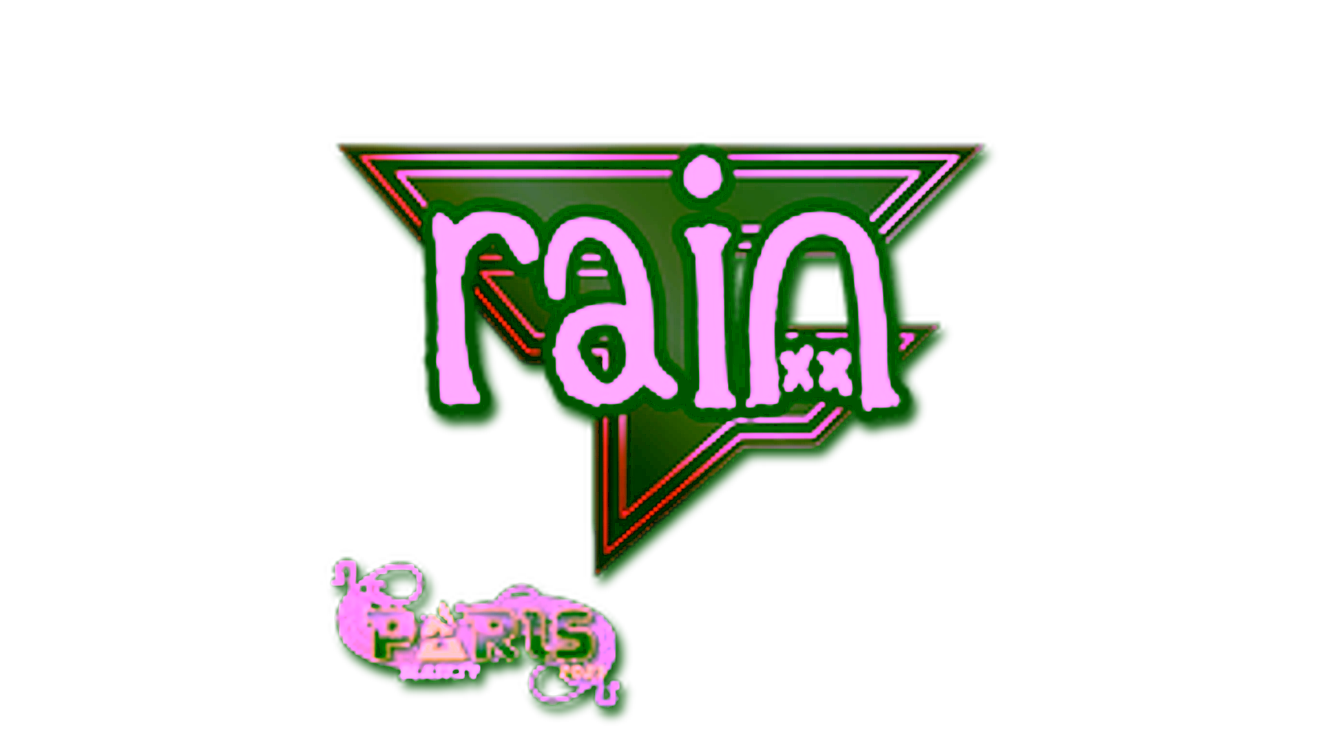Display for Sticker | rain | Paris 2023